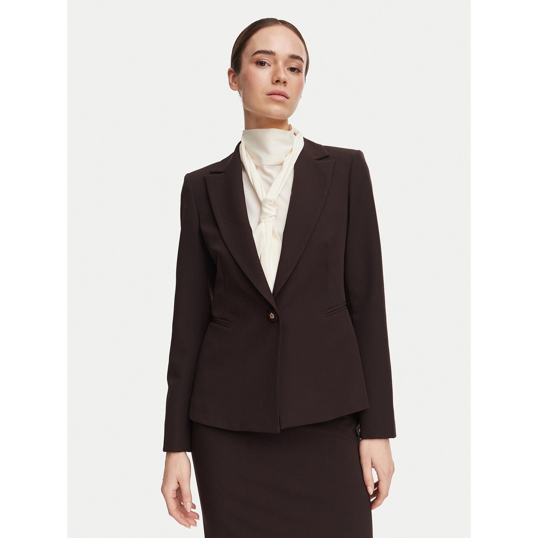 Rinascimento Sakko CFC0130149003 Dunkelbraun Regular Fit