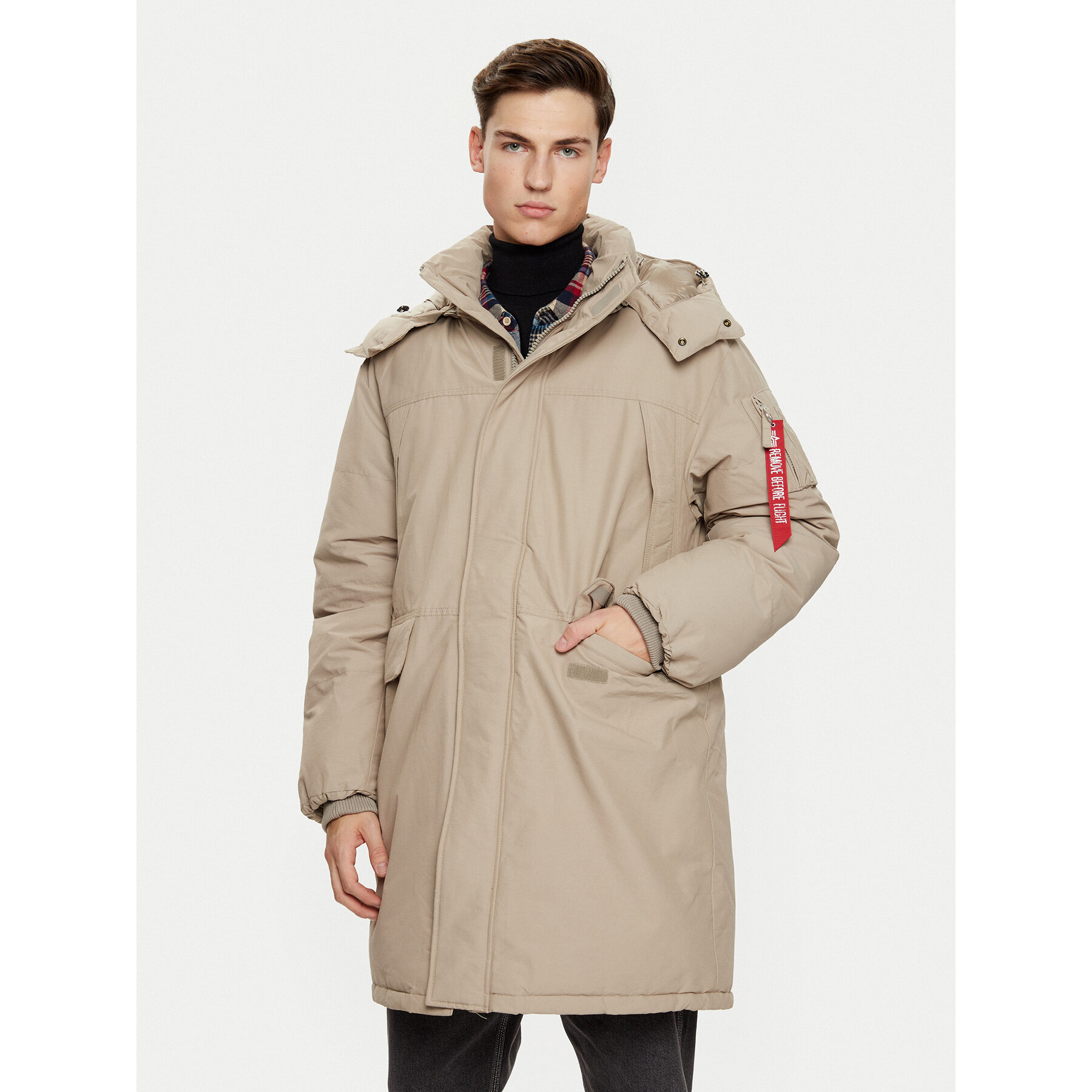 Alpha Industries Parka 148124 Braun Regular Fit