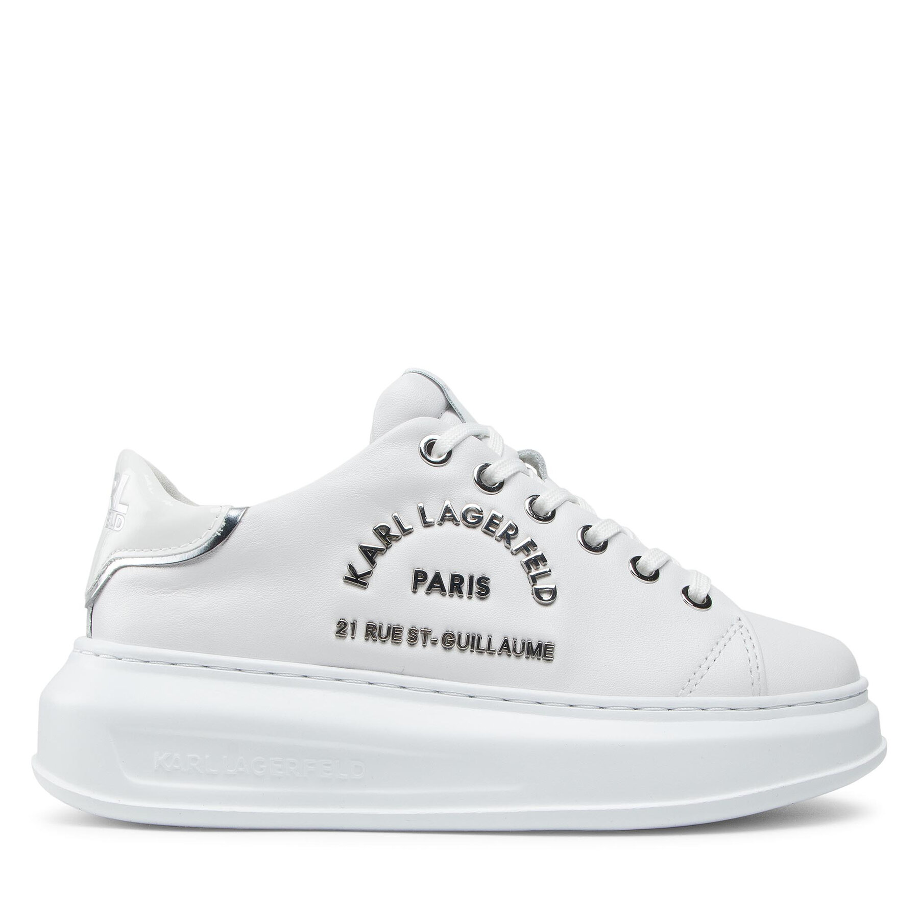 Damen Sneakers KARL LAGERFELD, Schuhgröße 40, Weiß, KL62539