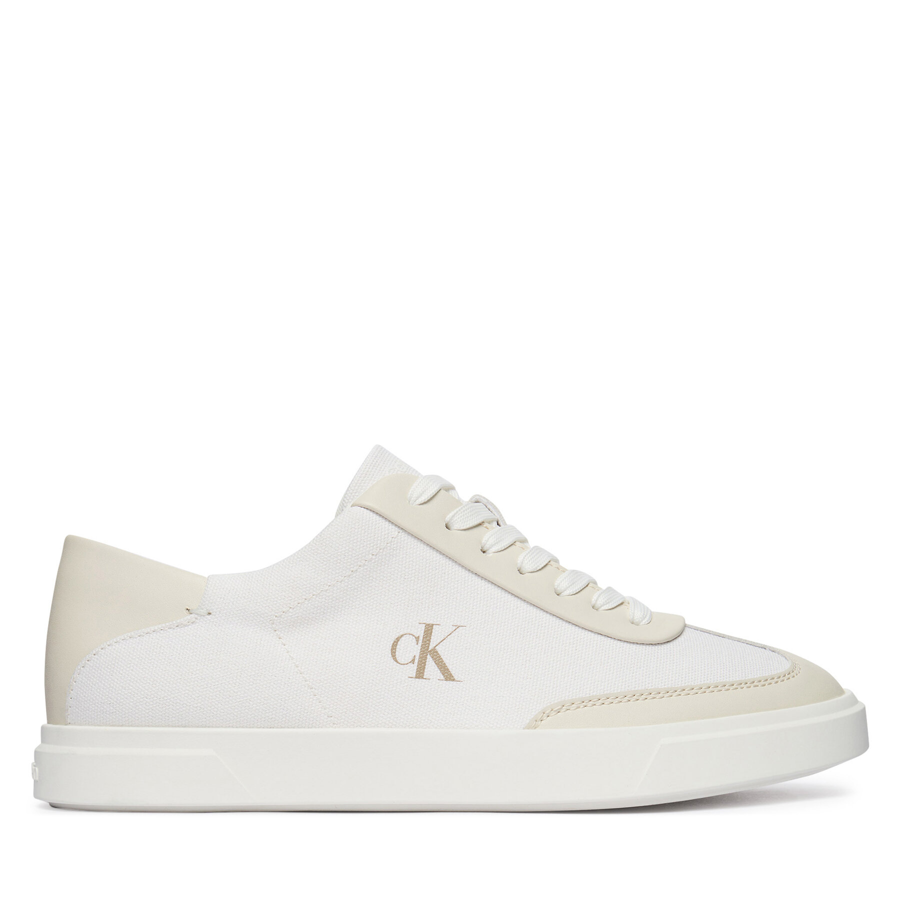 Сникърси Calvin Klein Low Pro Cups Wt Canv Mg HW0HW03145 Бял