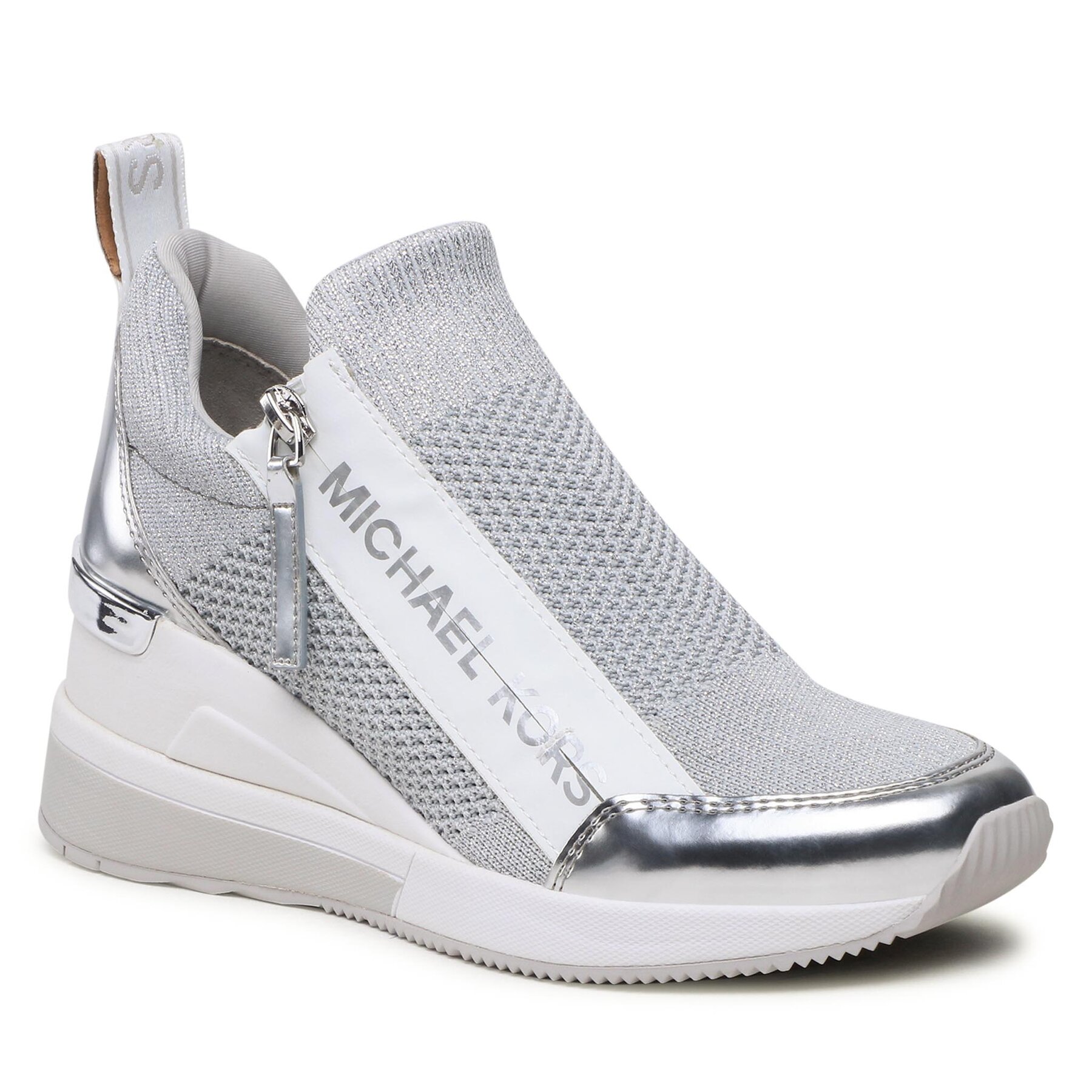 Sneakers MICHAEL Michael Kors Willis Wedge Trainer 43S3WIFS3D Silver
