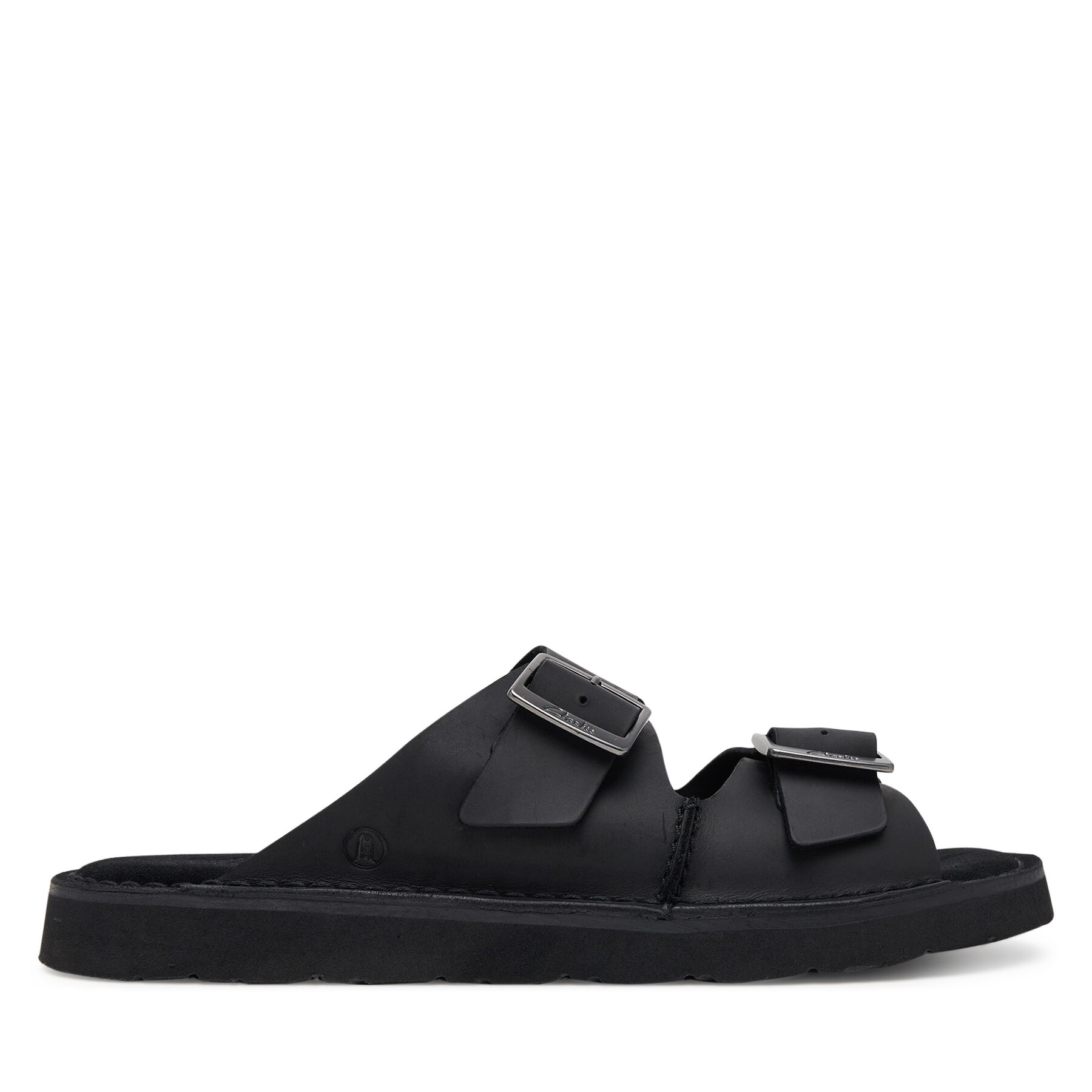 Pánske Šľapky Clarks, Rozmer: 45, Čierna, Solsbury Strap 26180885