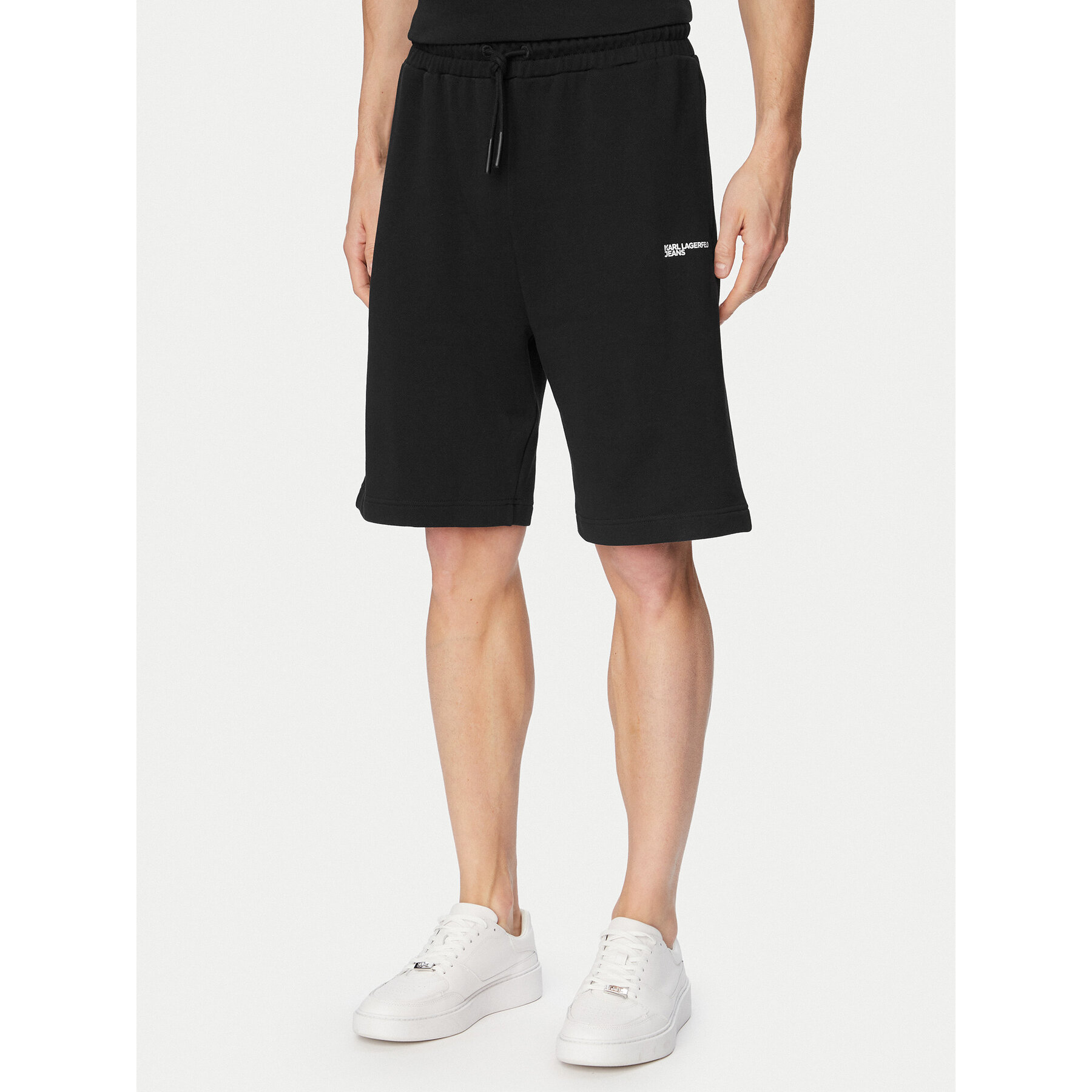 Karl Lagerfeld Jeans Jeansshorts B2M10148 Schwarz Straight Leg