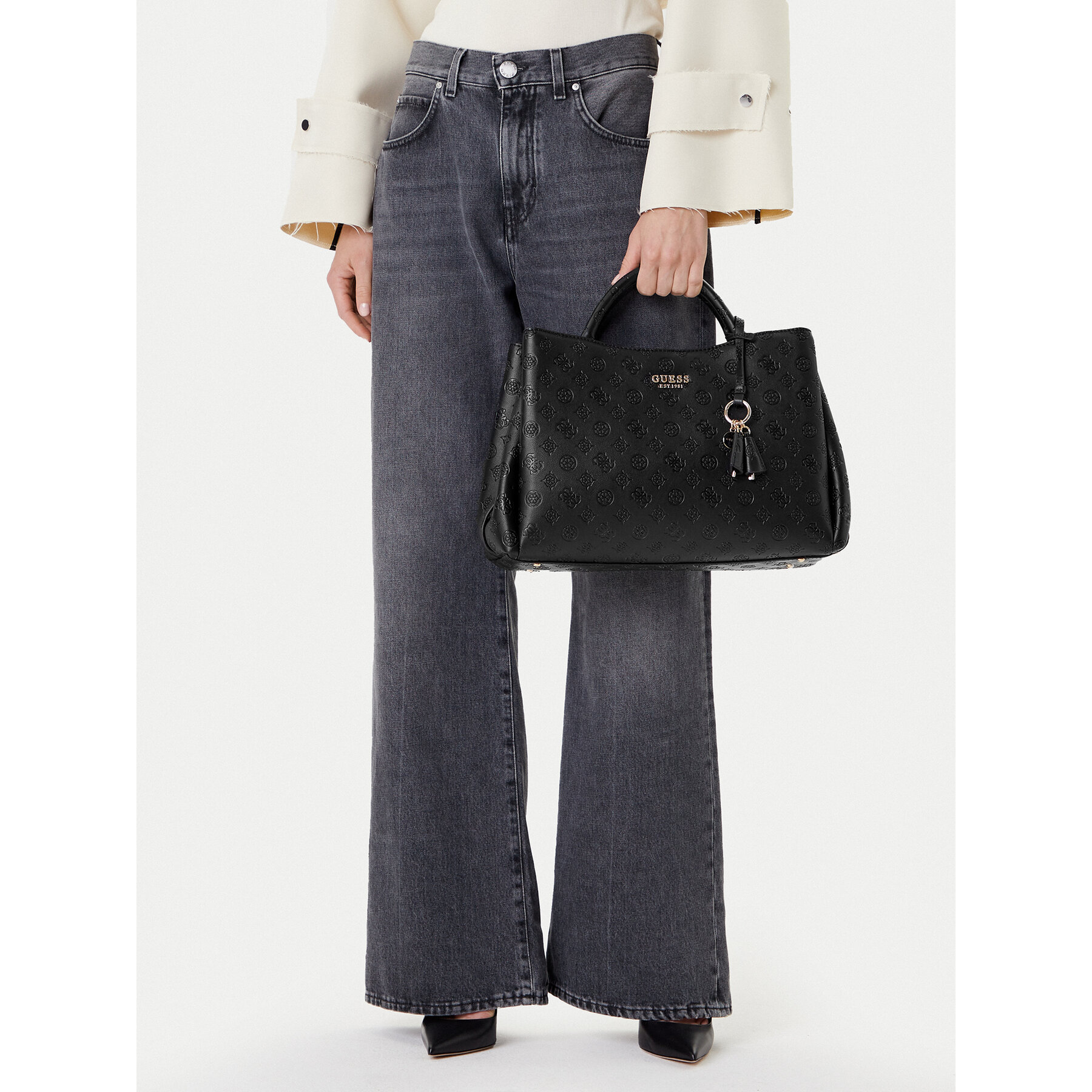 Дамска чанта Guess Phoebe HWPD96 65070 Черен