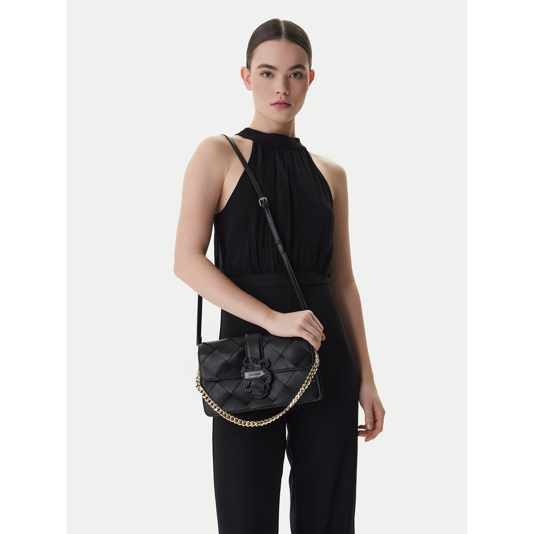 Geantă Just Cavalli 80RA4BM1 Negru
