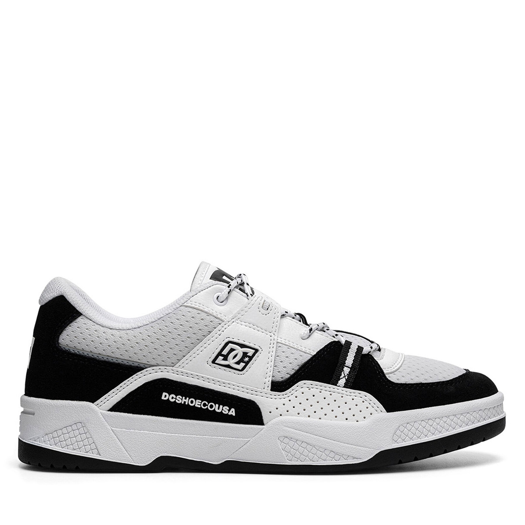 Herren Sneakers DC, Schuhgröße 40, Weiß, CONSTRUCT ADYS100822-BKW