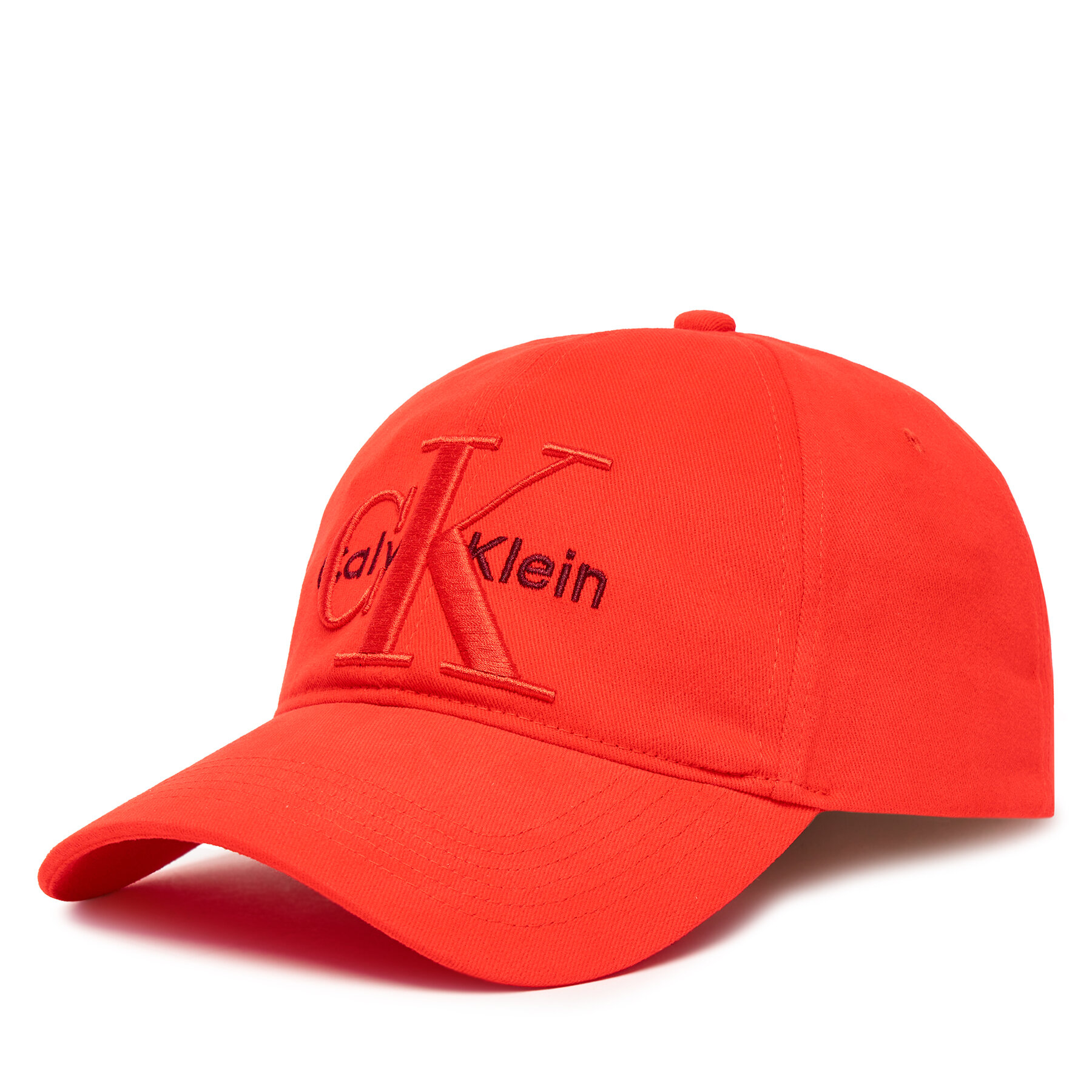 Cappellino Calvin Klein Large Monologo LV04D5039G Rosso