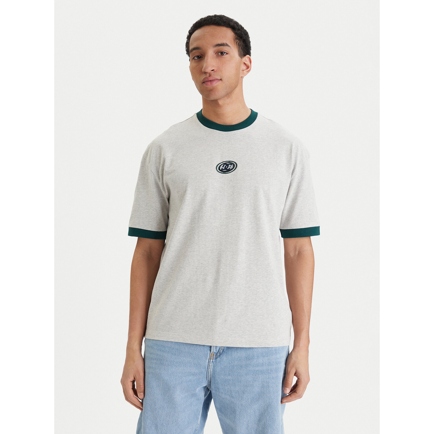 DC Shoes T-Shirt The Score EDYKT03538 Grau Regular Fit