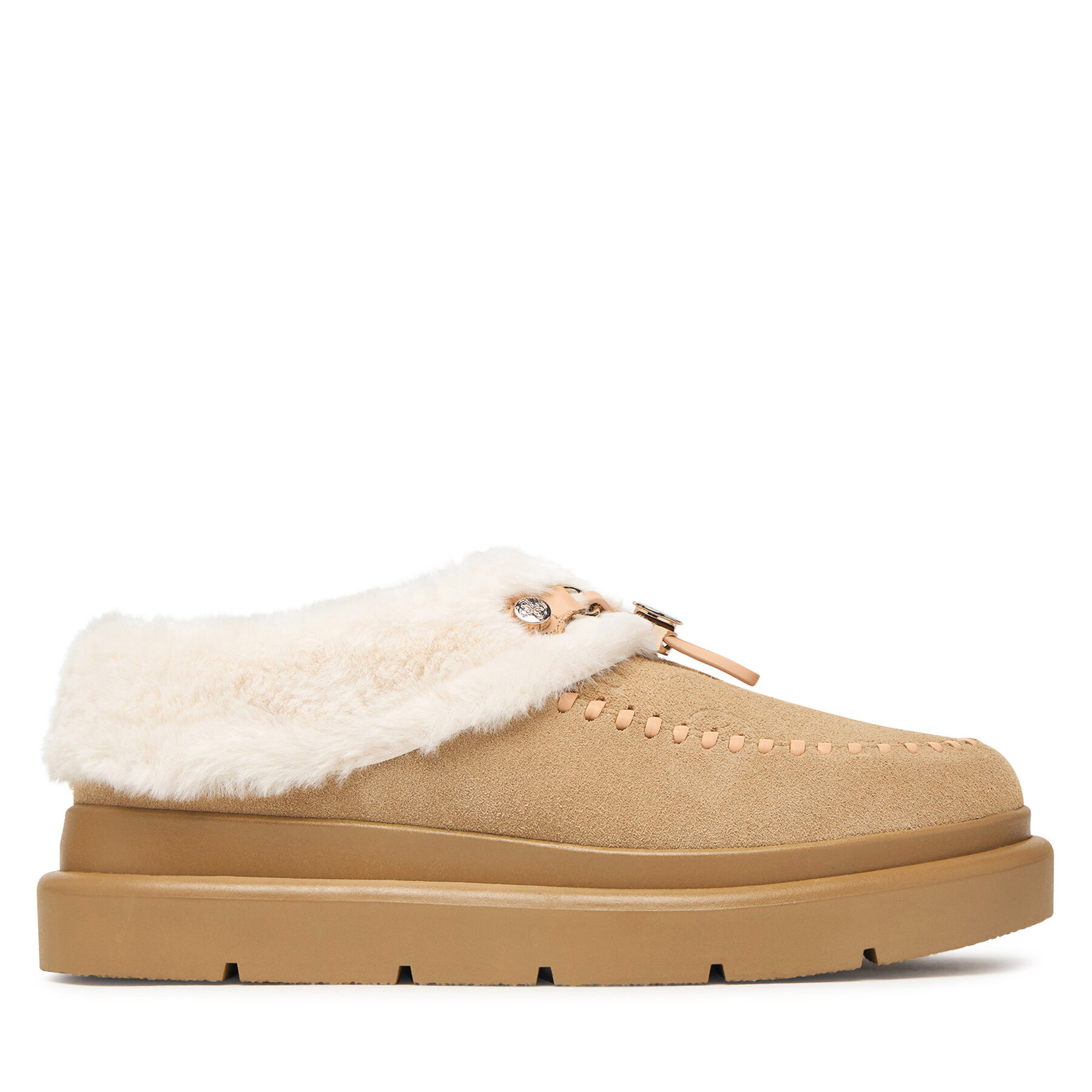 Апрески Guess FLFKEY LEA19 Бежов