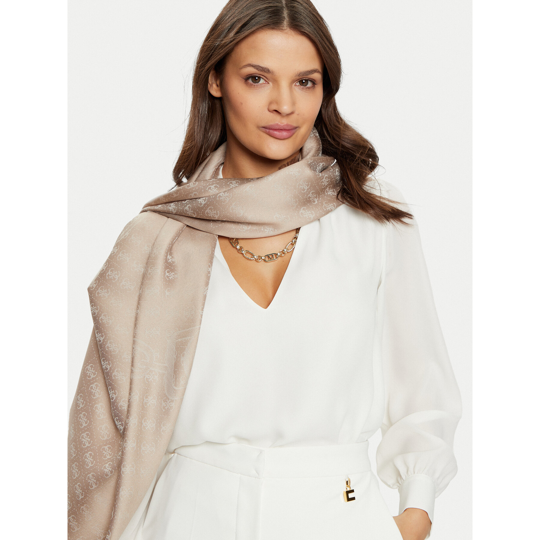 Foulard Guess AW5191 POL03 Beige