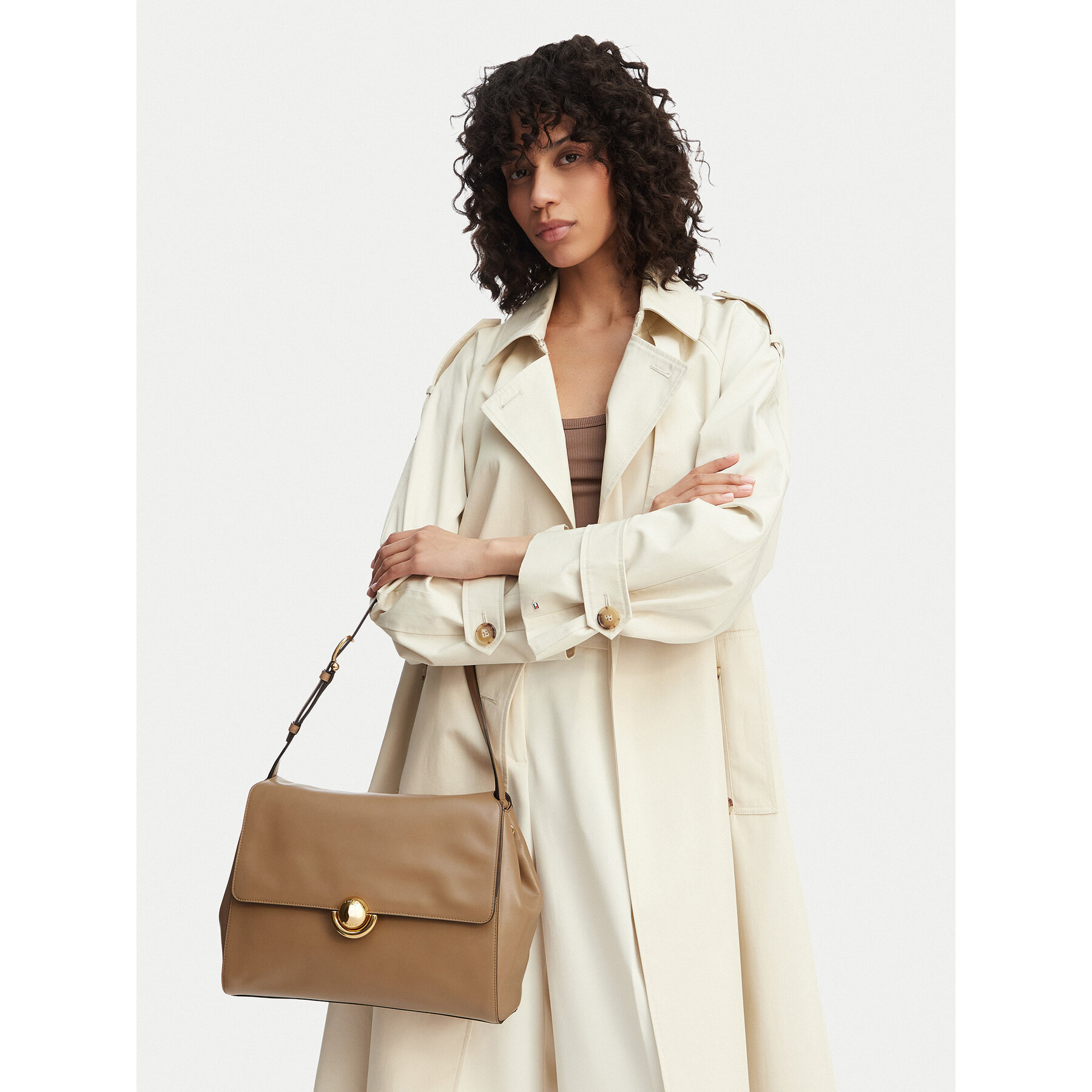 Geantă Furla Domus M WB01804 BX4185 IT 4489S Maro
