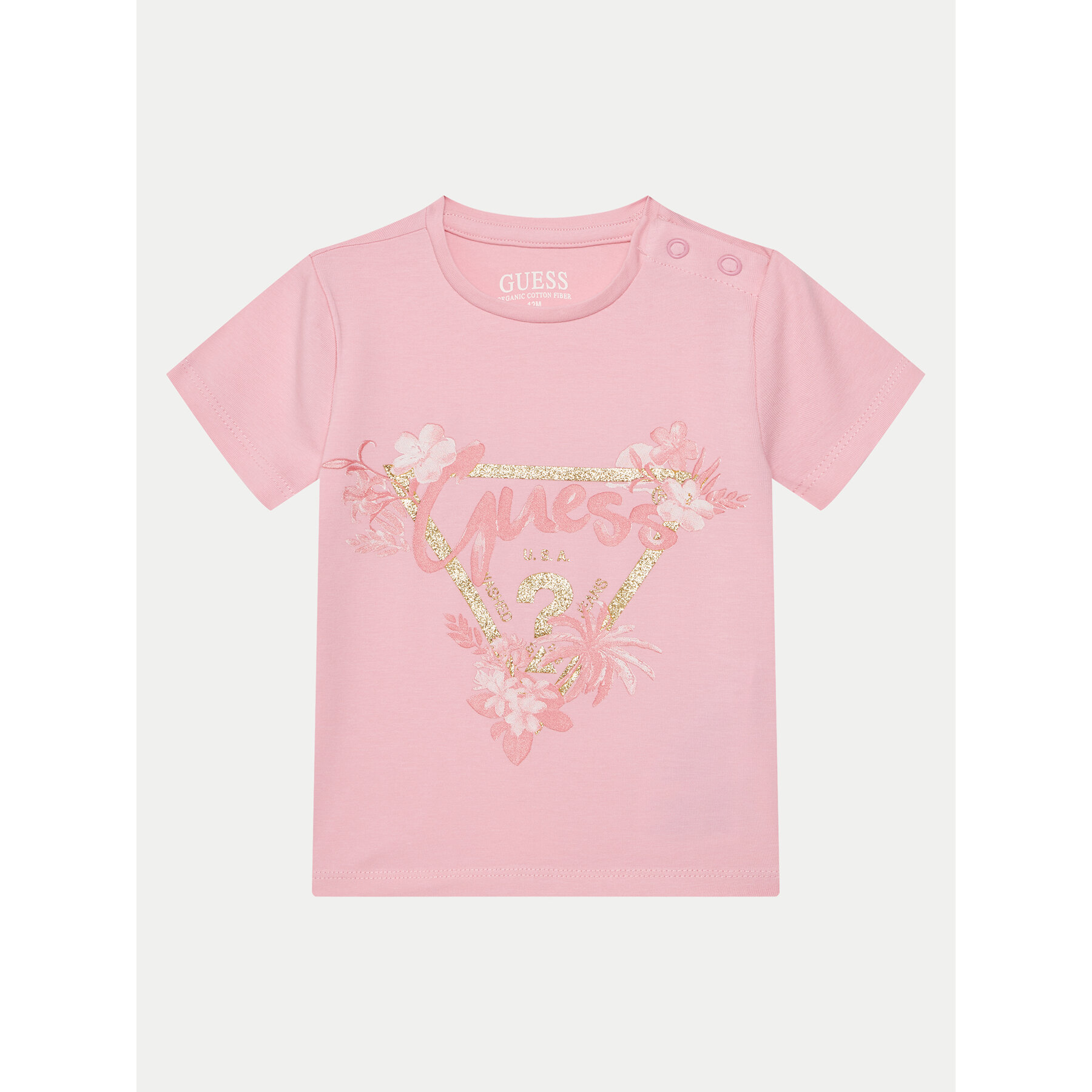 Guess T-Shirt A5GI03K6YW4 Ροζ Regular Fit