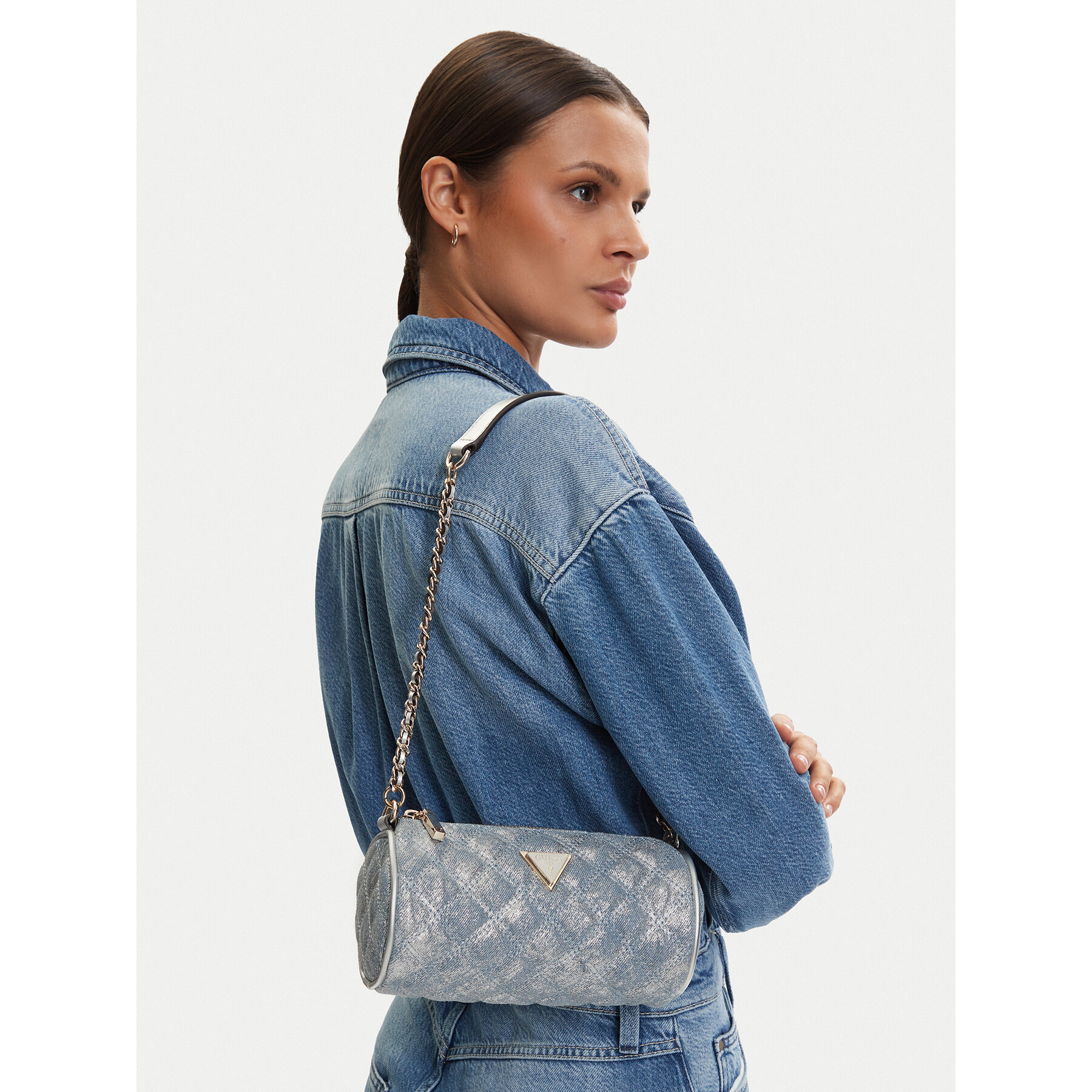 Τσάντα Guess Giully II Mini HWDG96 73720 Μπλε