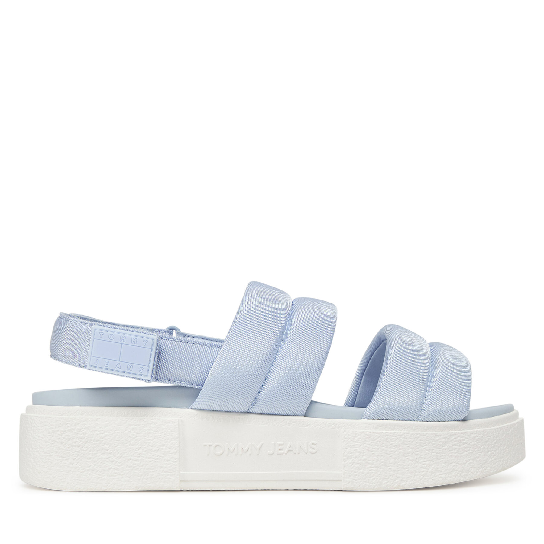 Donna Sandali Tommy Jeans, Taglia 41, Celeste, Tjw Flatform Sandal EN0EN02802, taglia : 41