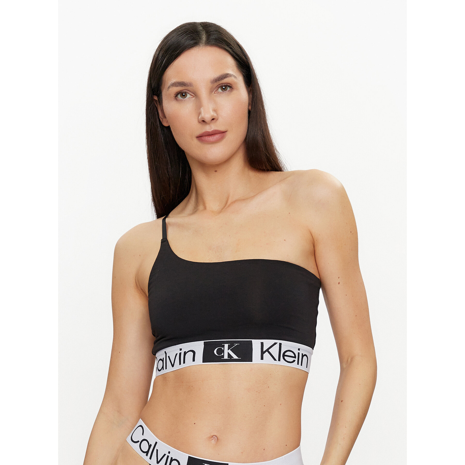Calvin Klein Underwear Melltartó felső 000QF7589E Fekete