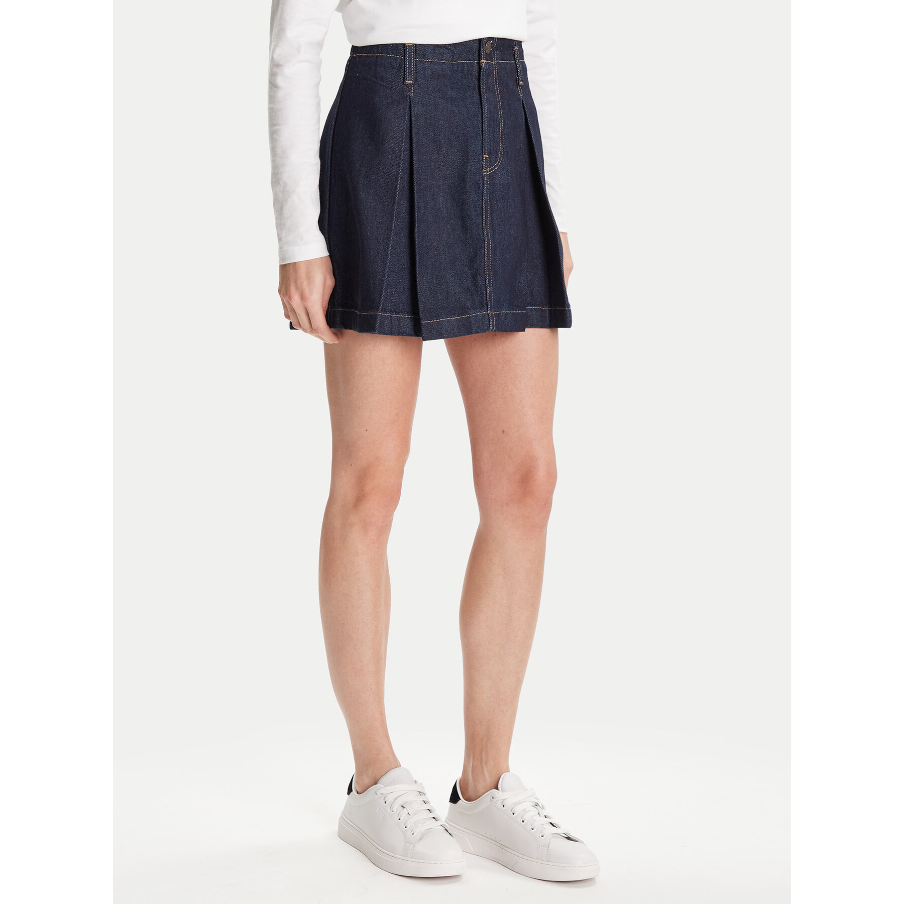 Calvin Klein Jeans Jeansrock LV047C717G Dunkelblau Regular Fit