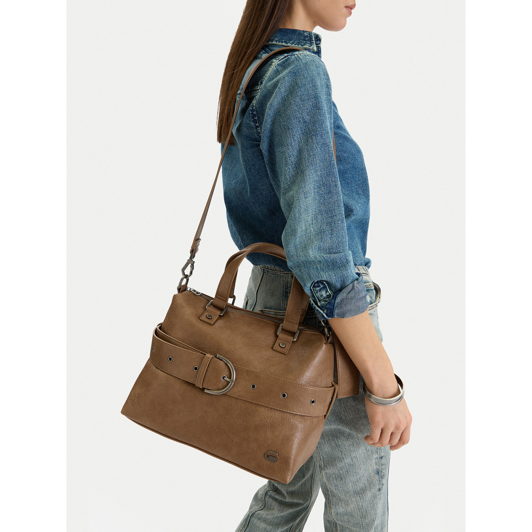 Дамска чанта G-Star Raw EO-LDA8819 Кафяв