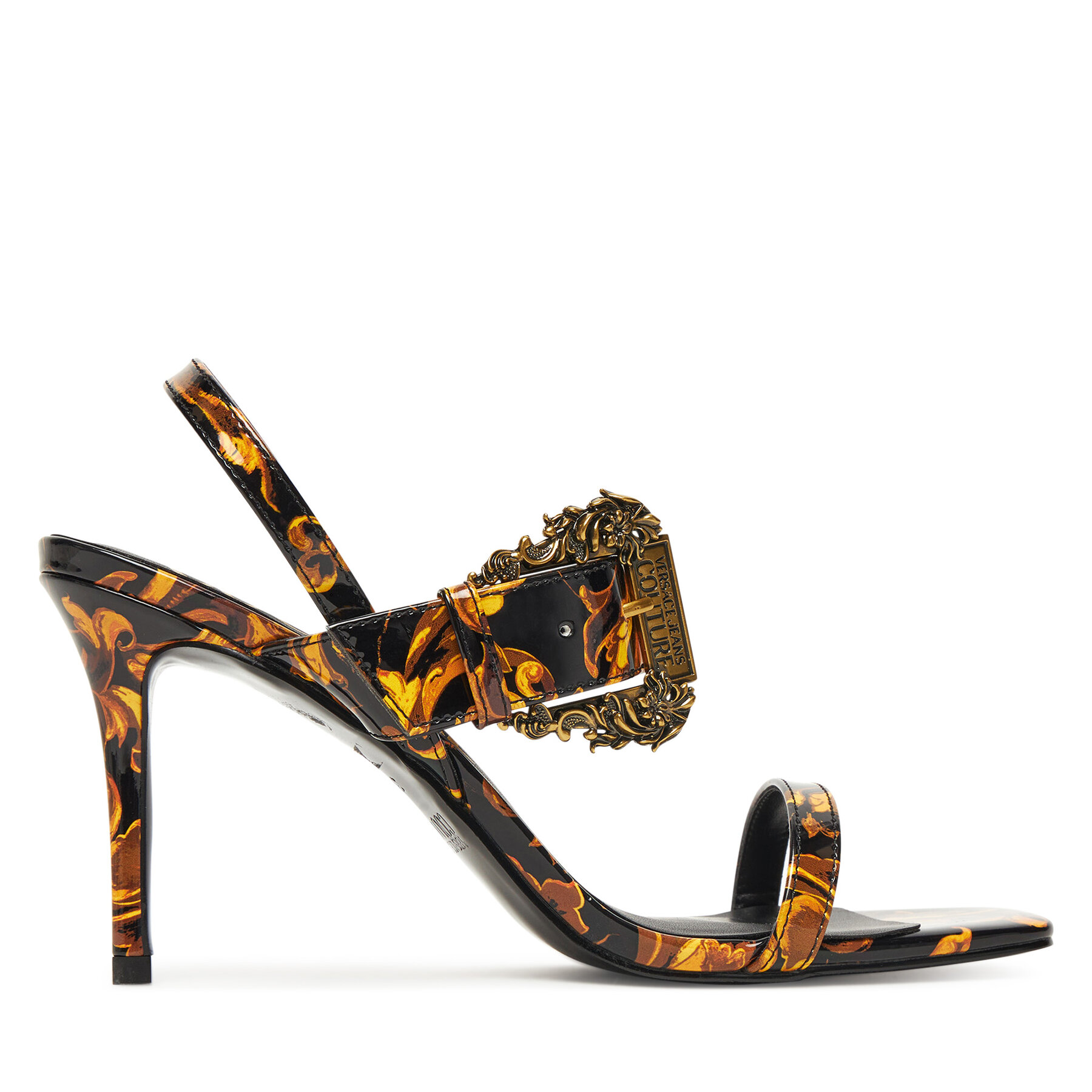 Versace Jeans Couture Dámske Sandále, Rozmer: 36, Čierna, 79VA3S71