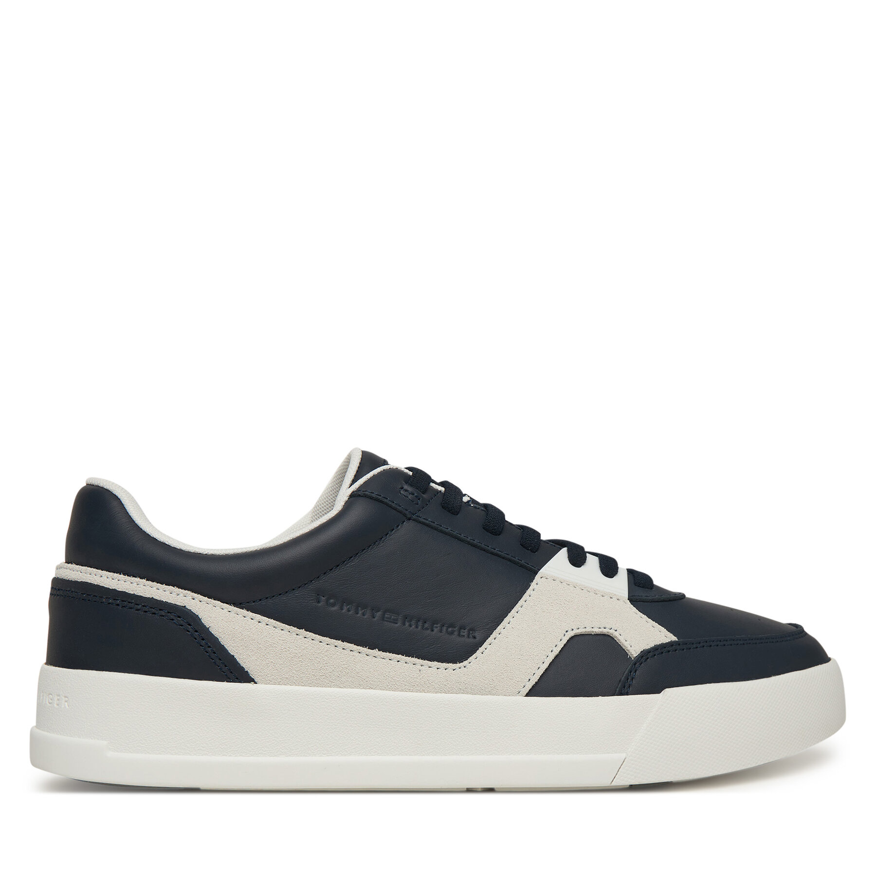 Tenisice Tommy Hilfiger Th Court Craft Mix FM0FM05654 Tamnoplava