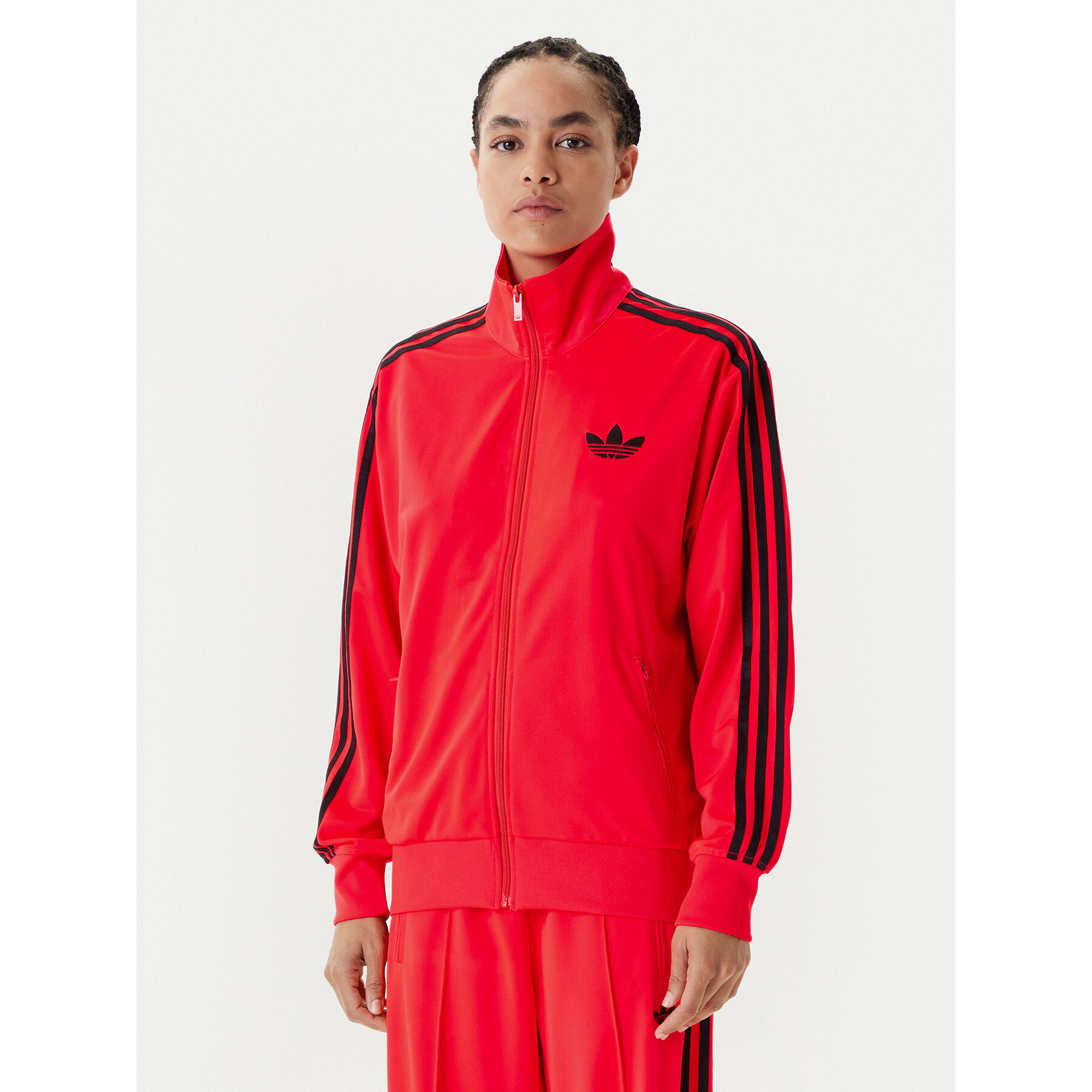 adidas Sweatshirt adicolor Classic Firebird JW3663 Orange Loose Fit