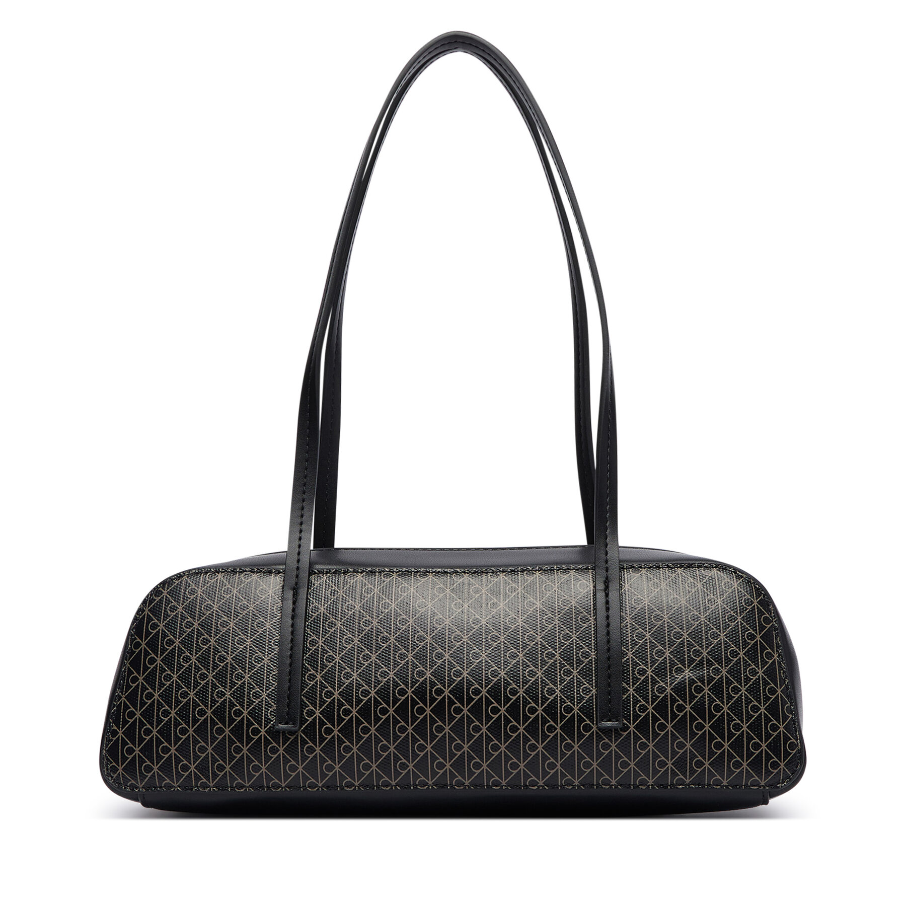 Torbica Calvin Klein Emblem Aop Bauletto LV04F3585G Crna