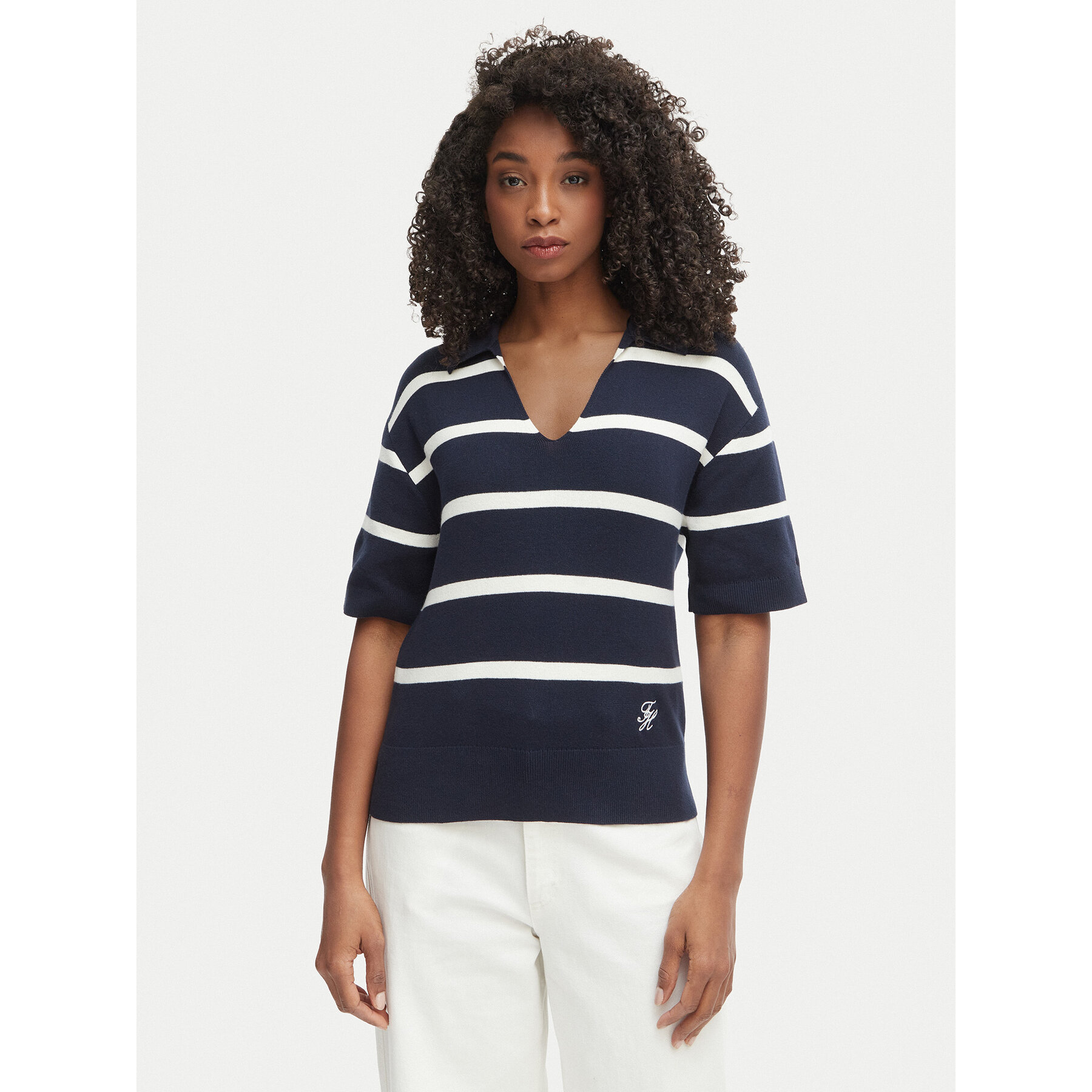 Tommy Hilfiger Pullover WW0WW45400 Dunkelblau Regular Fit