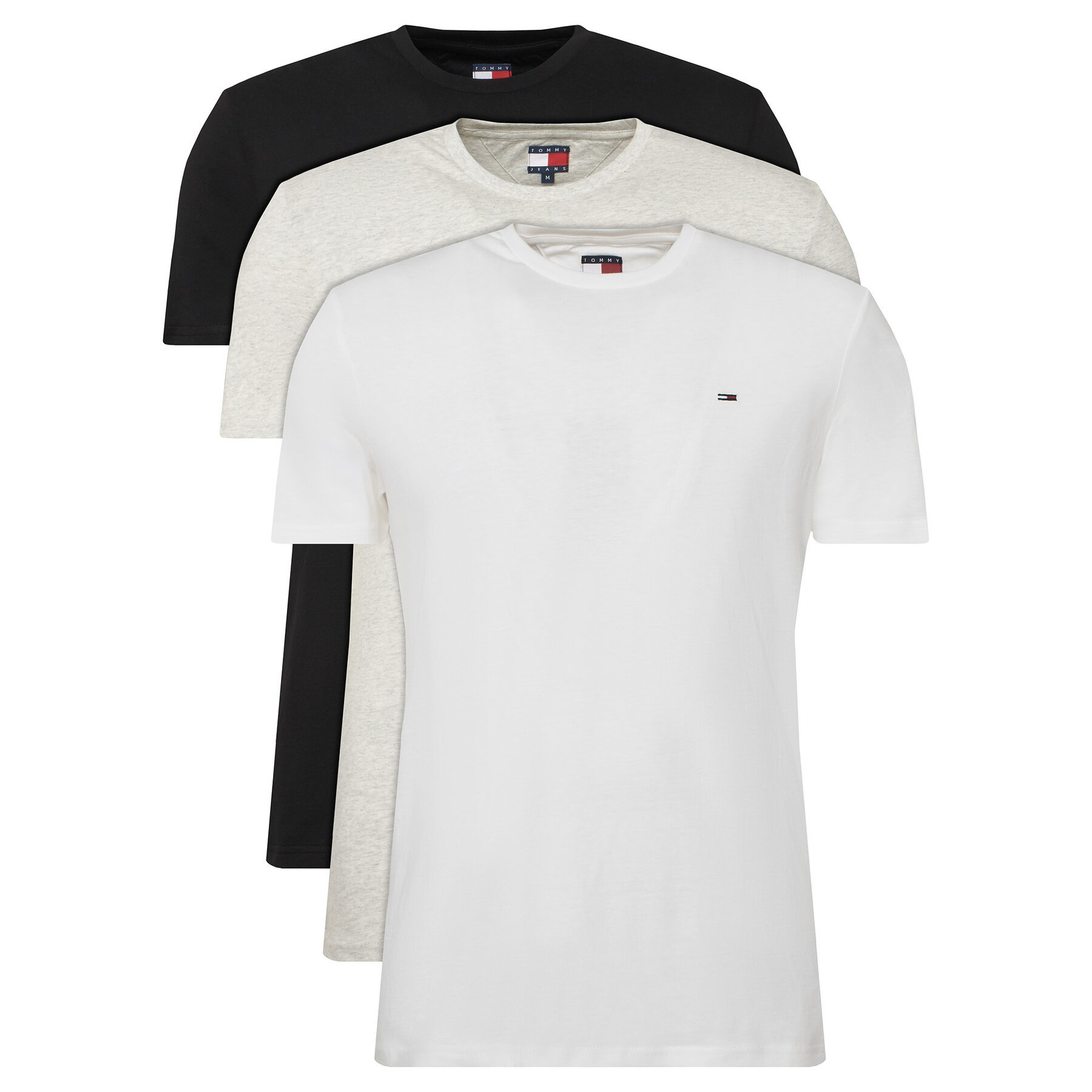 Tommy Jeans Set t-shirt majica﻿ DM0DM21579 Šarena Slim Fit