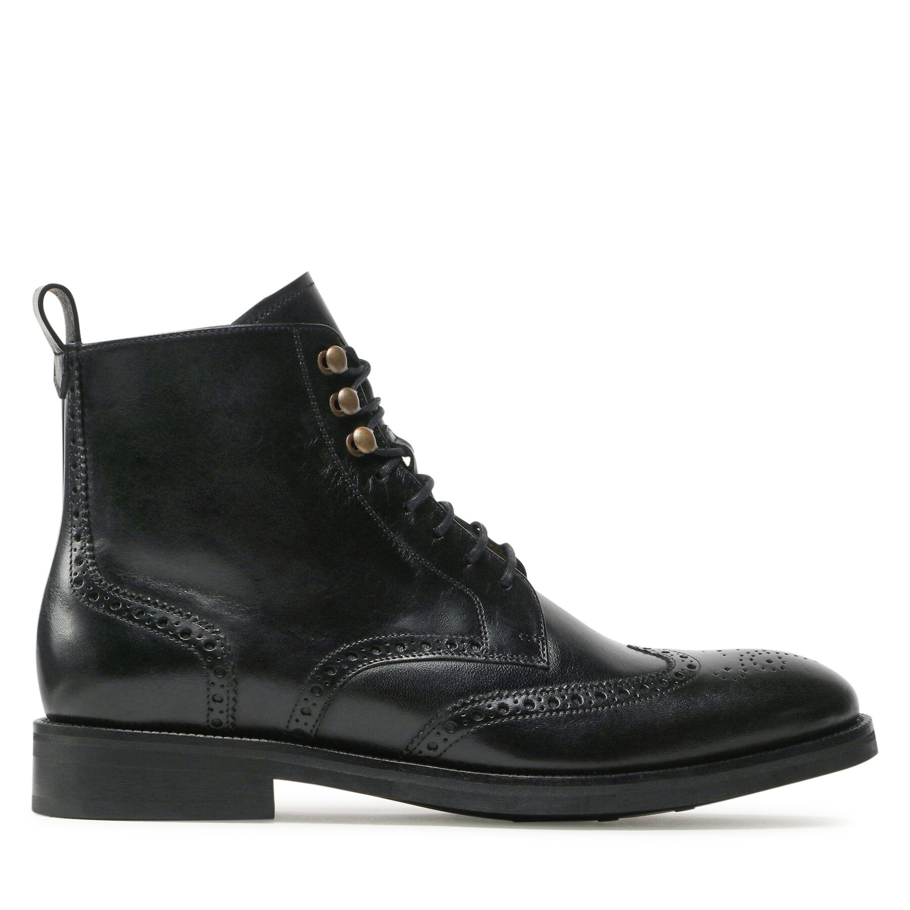  Csizma Lord Premium Boots Brogues 5601 Fekete akciós termékkép 1