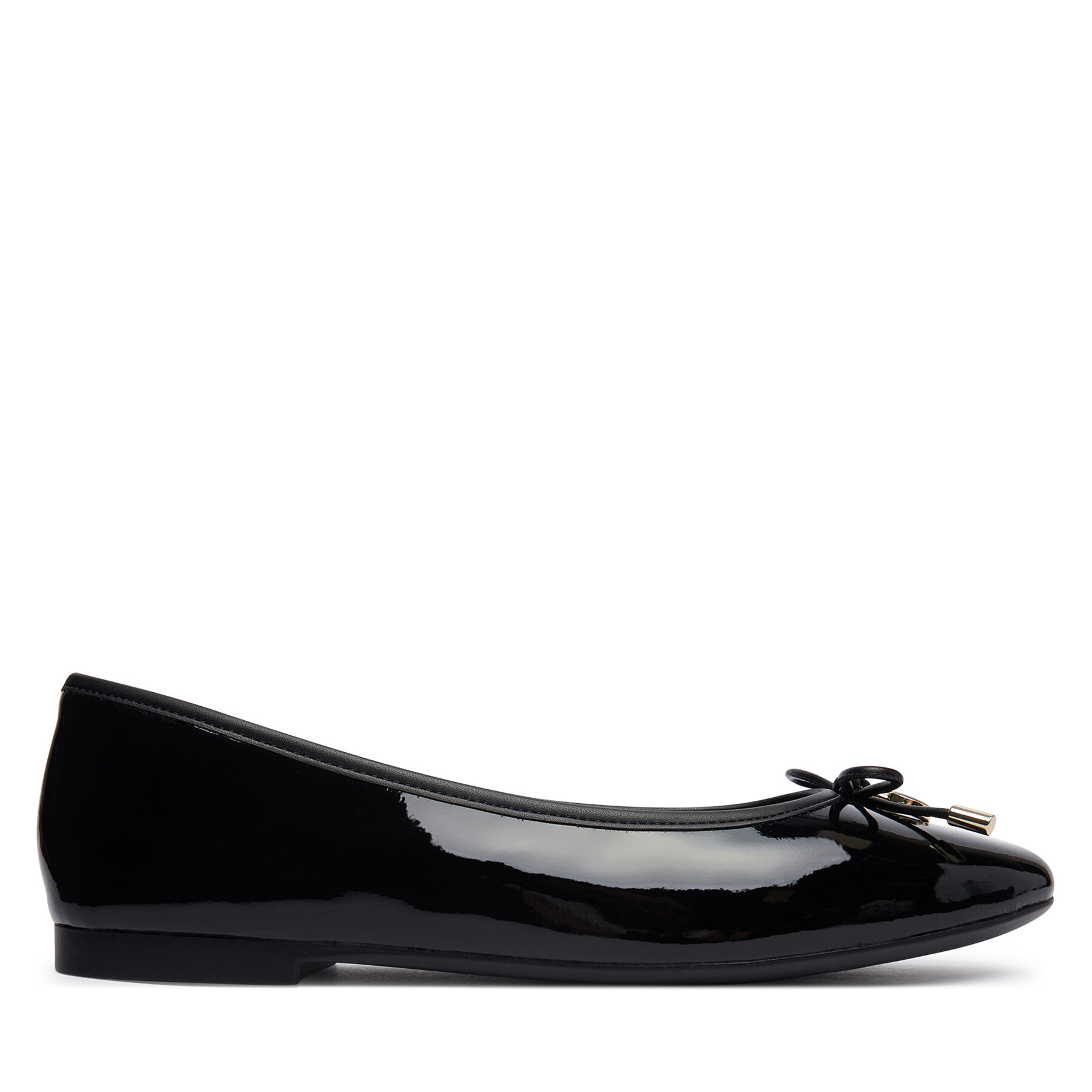 Balerinke Tommy Hilfiger Th Charm Patent Ballerina FW0FW09481 Črna