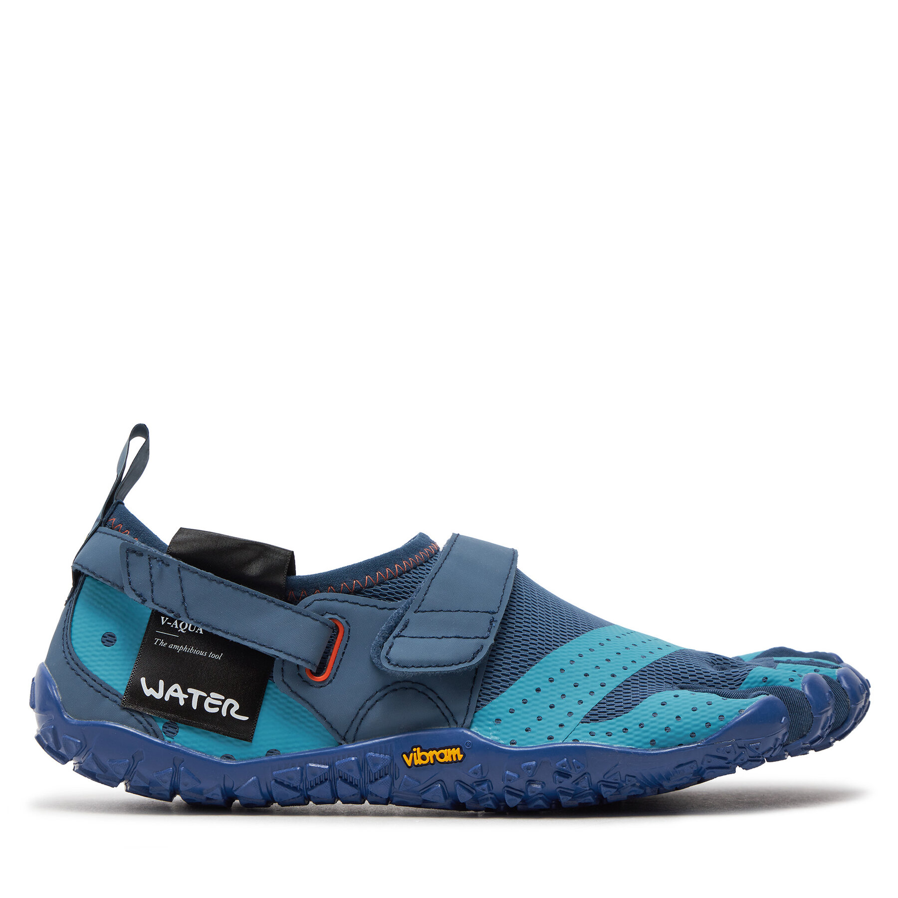 Herren Wassersportschuhe Vibram Fivefingers, Schuhgröße 48, Blau, V-Aqua 24M7306