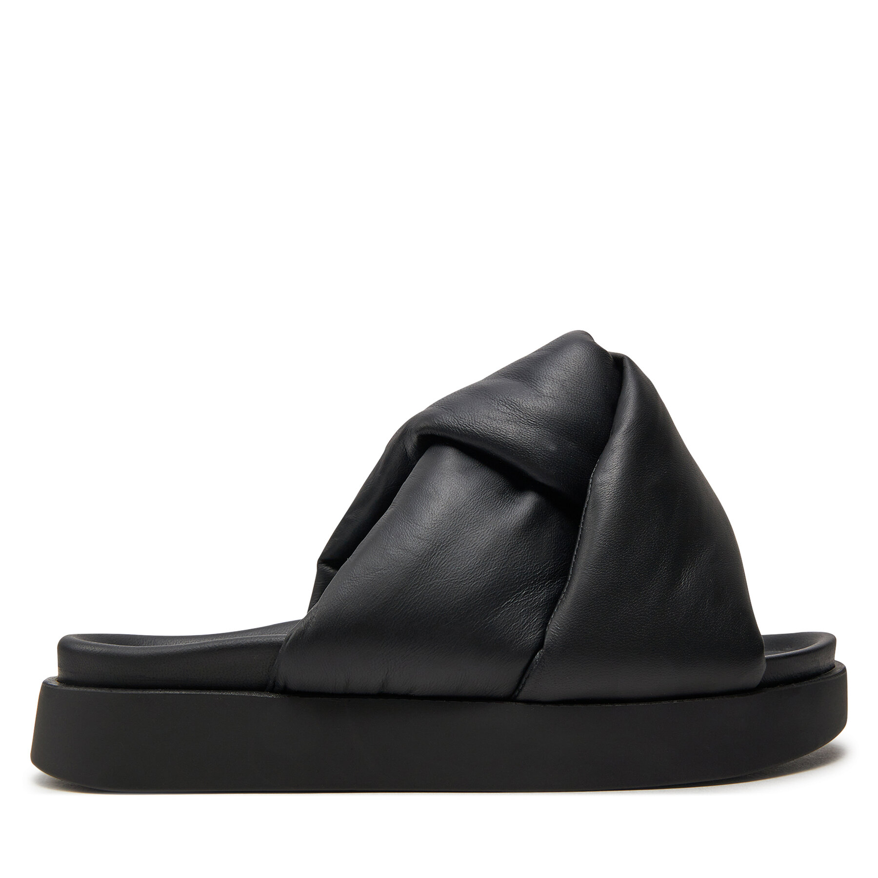 Papucs Inuikii Soft Crossed 70104-140 Fekete