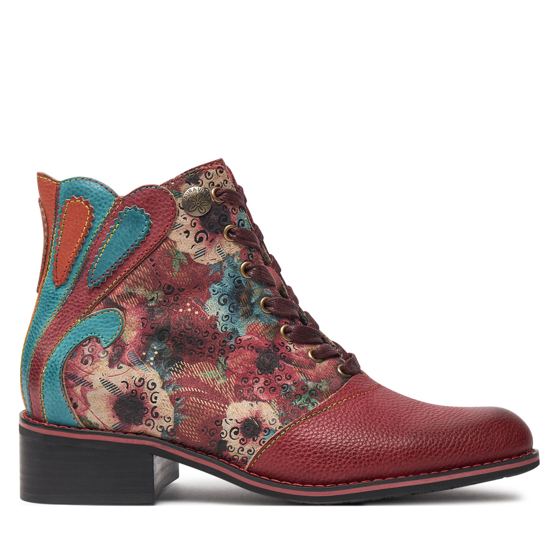Botines Laura Vita Alice 20 Rojo
