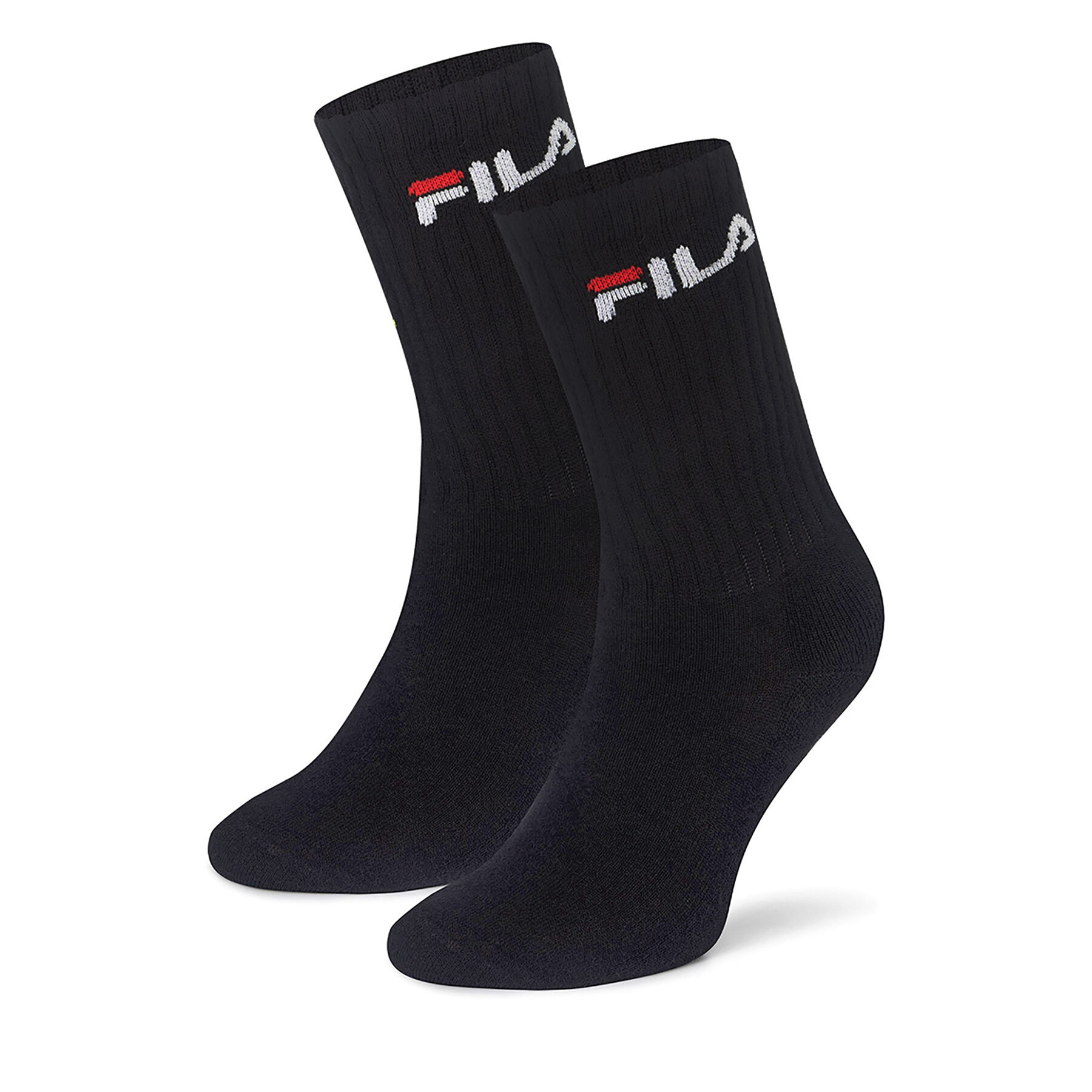 Duge čarape Fila F4401-AW24 (2-pack) Crna