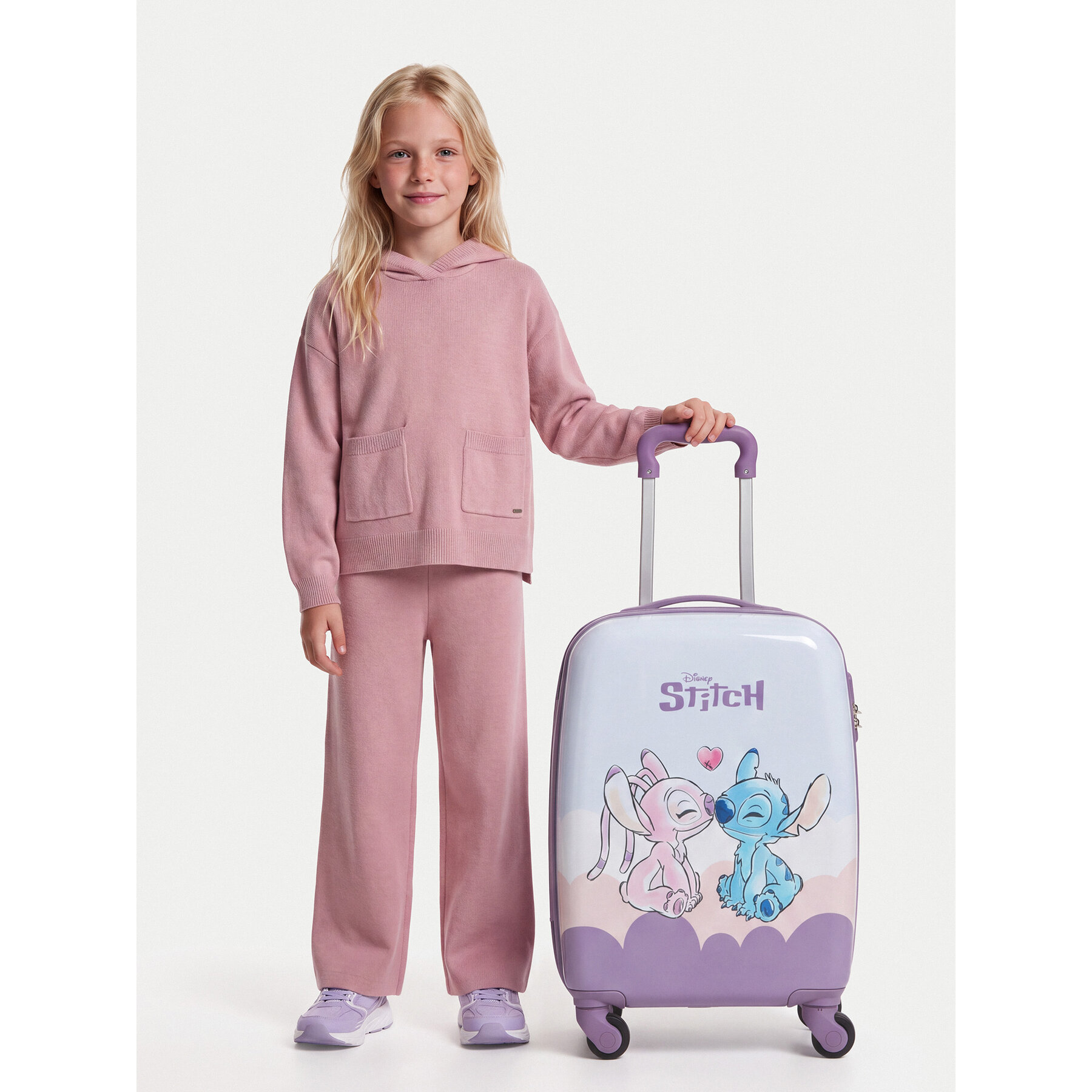 Detský kufor Disney Classics CWBEO-ACCCS-AW26-204DCLS-S Svetlo fialová