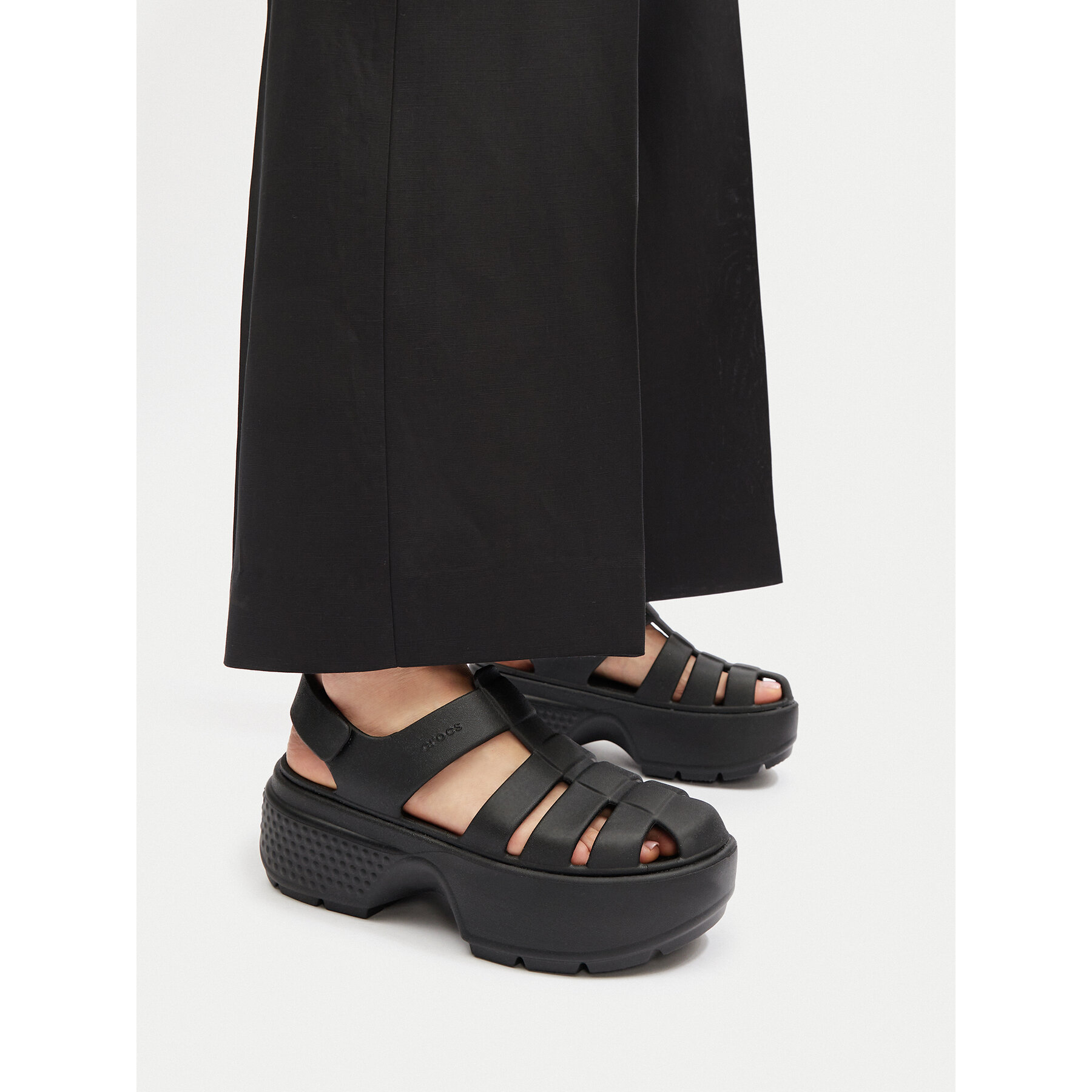 Сандали Crocs Stomp Fisherman Sandal 209938 Черен