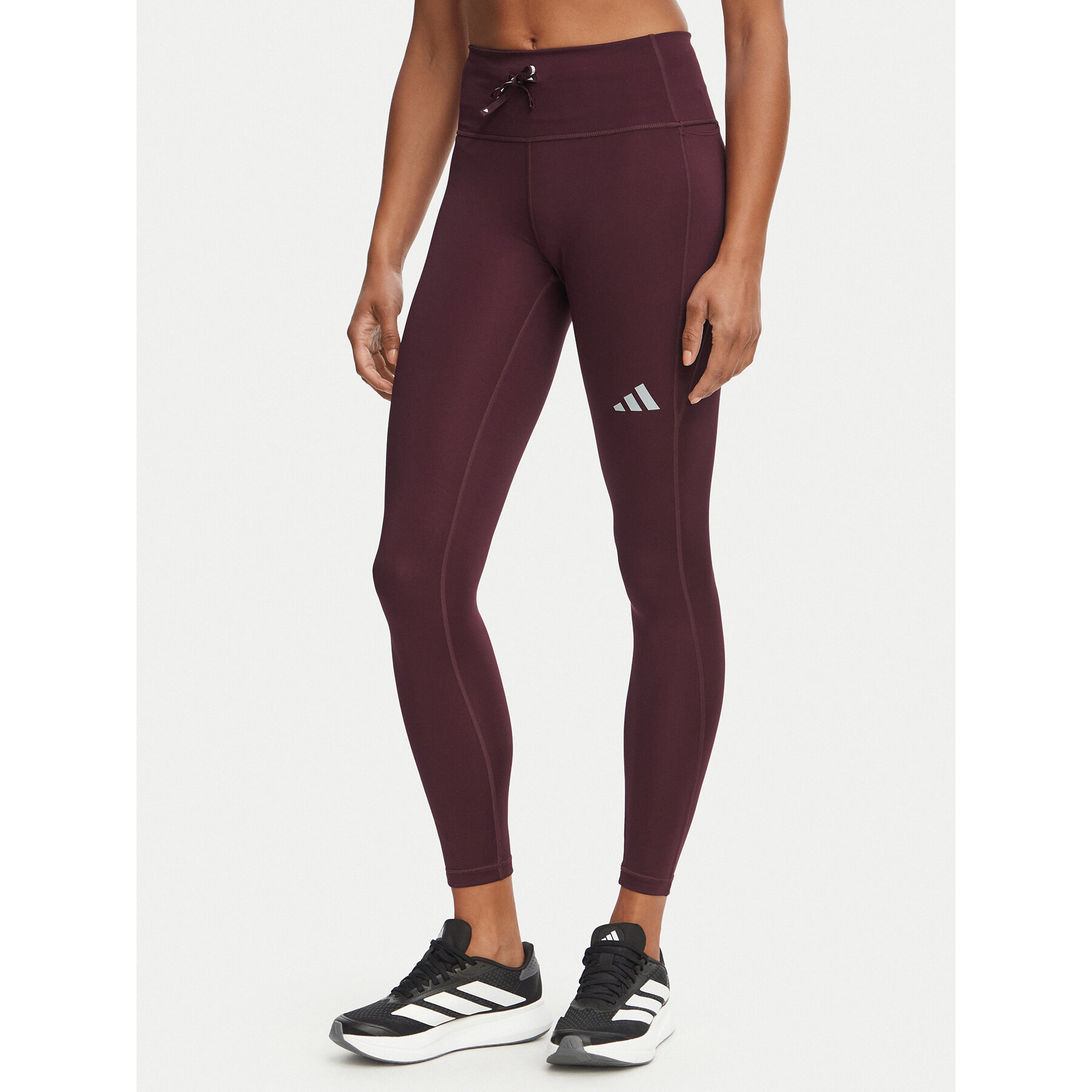 adidas Leggings Run Essentials Full Length Leggings KQ8195 Dunkelrot Slim Fit