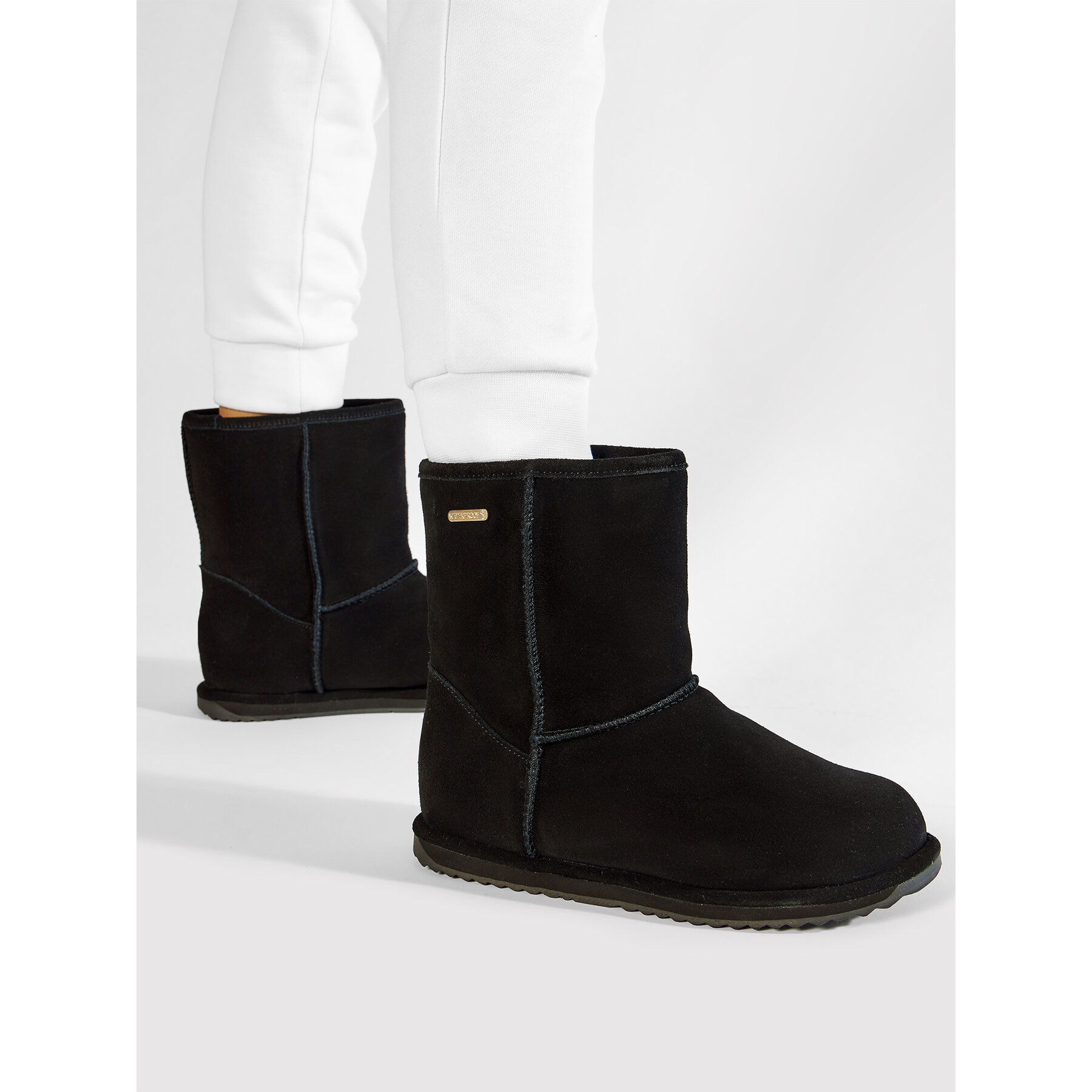 Snehule EMU Australia Brumby Lo Teens T10773 Čierna