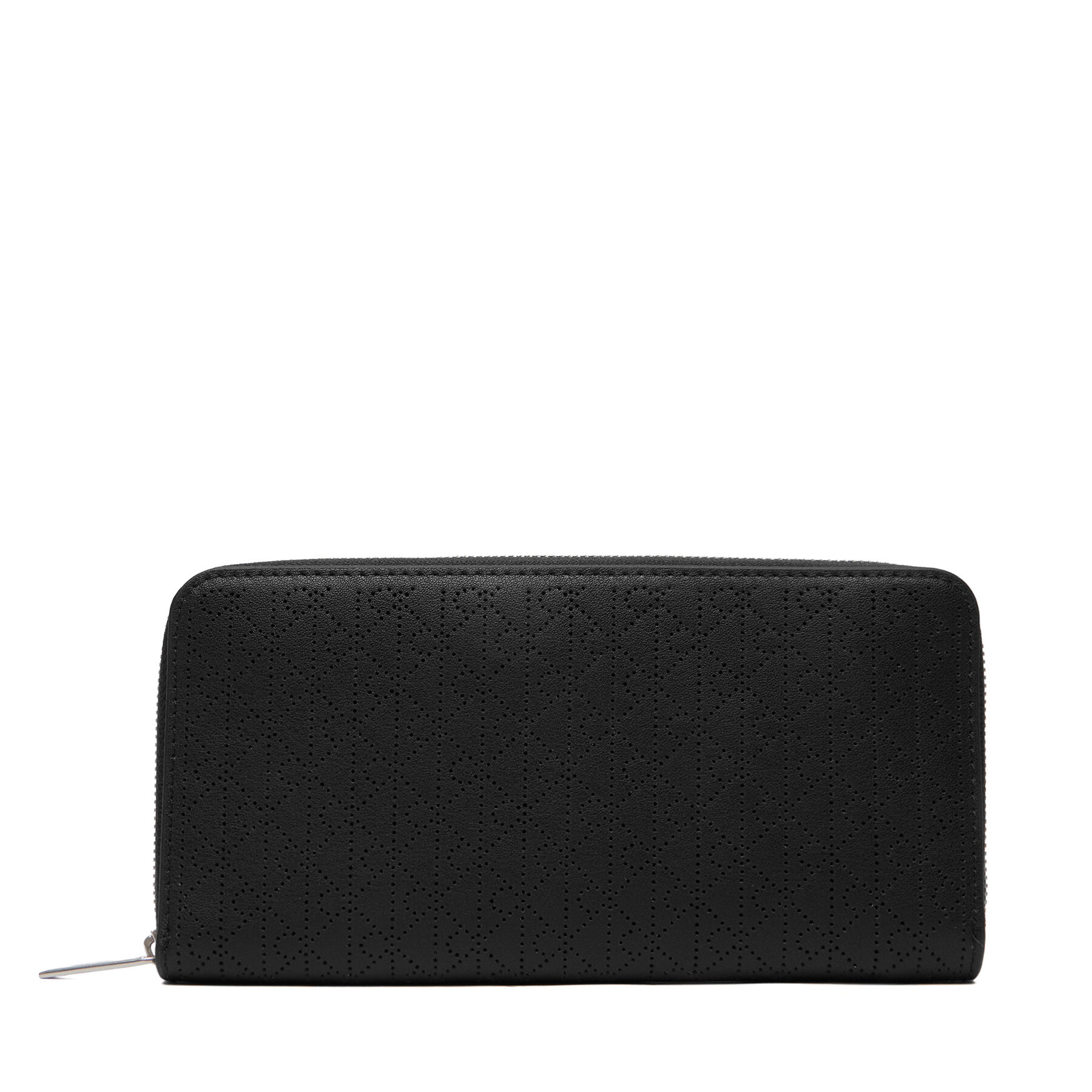Peňaženka Calvin Klein Emblem Aop Perfor Lg Zip Around LV04F1151G Čierna