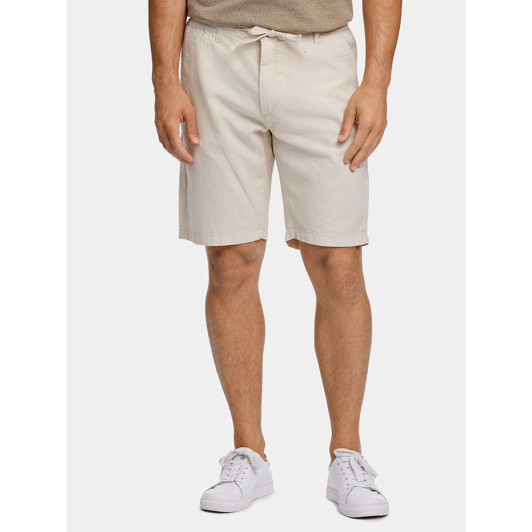 LINDBERGH Chinoshorts Sommerhose mit Leinen