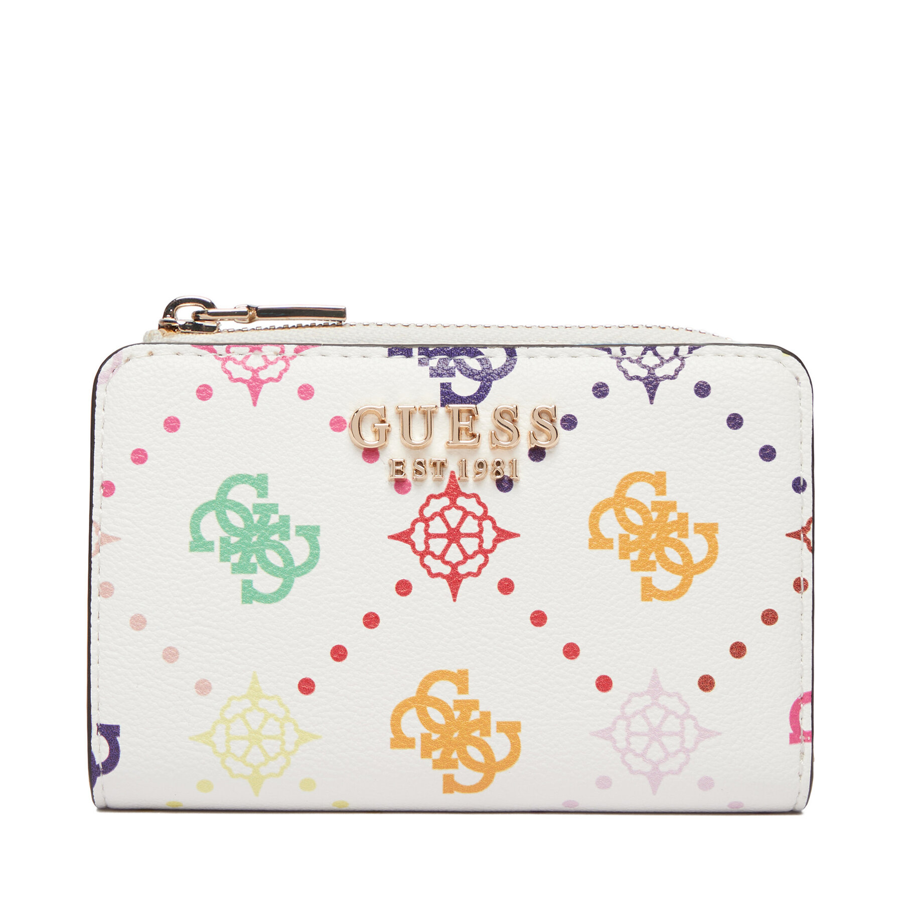 Portofel Guess Emelie Logo Slg SWGM99 28156 Alb