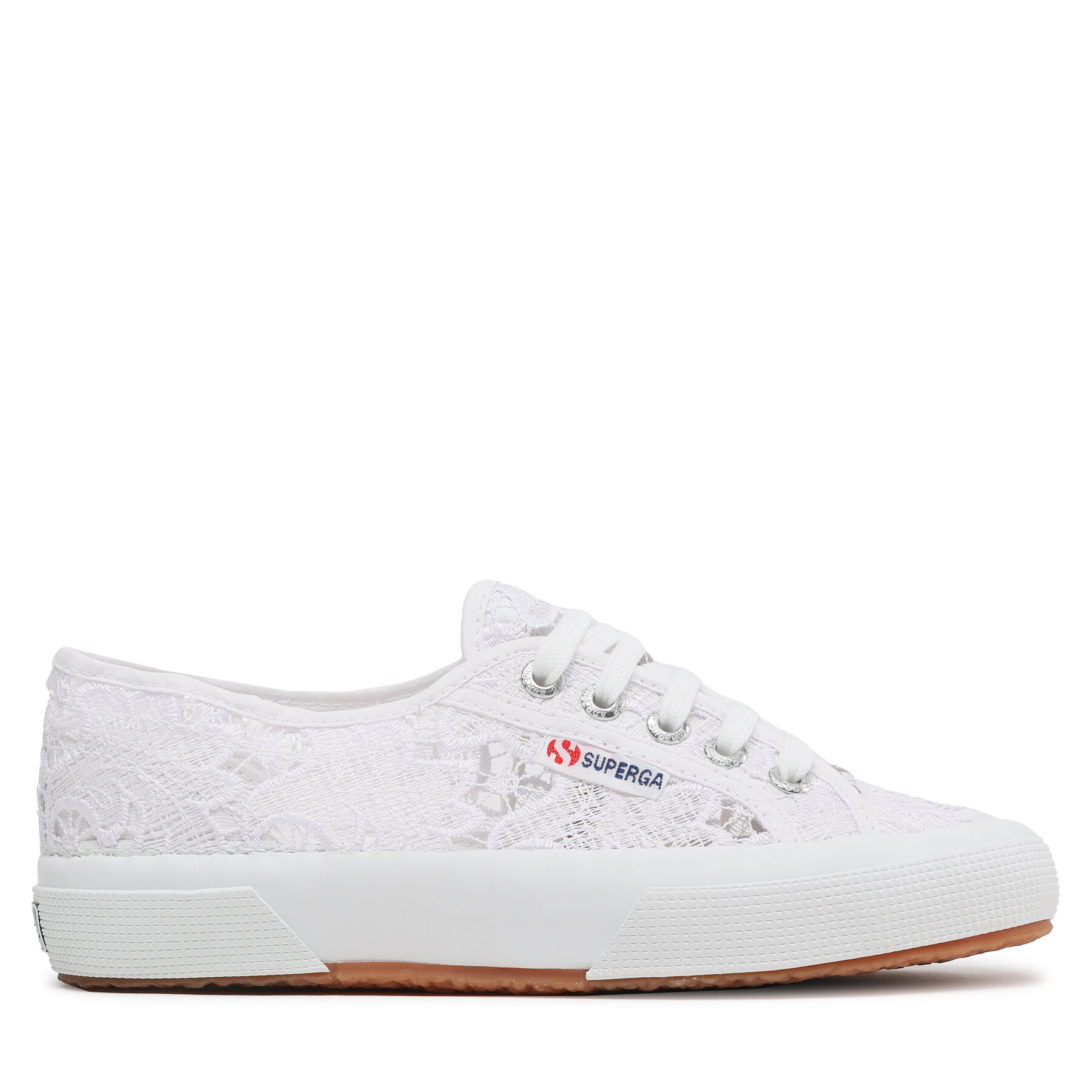 Teniși Superga 2750 Macrame S81219W Alb