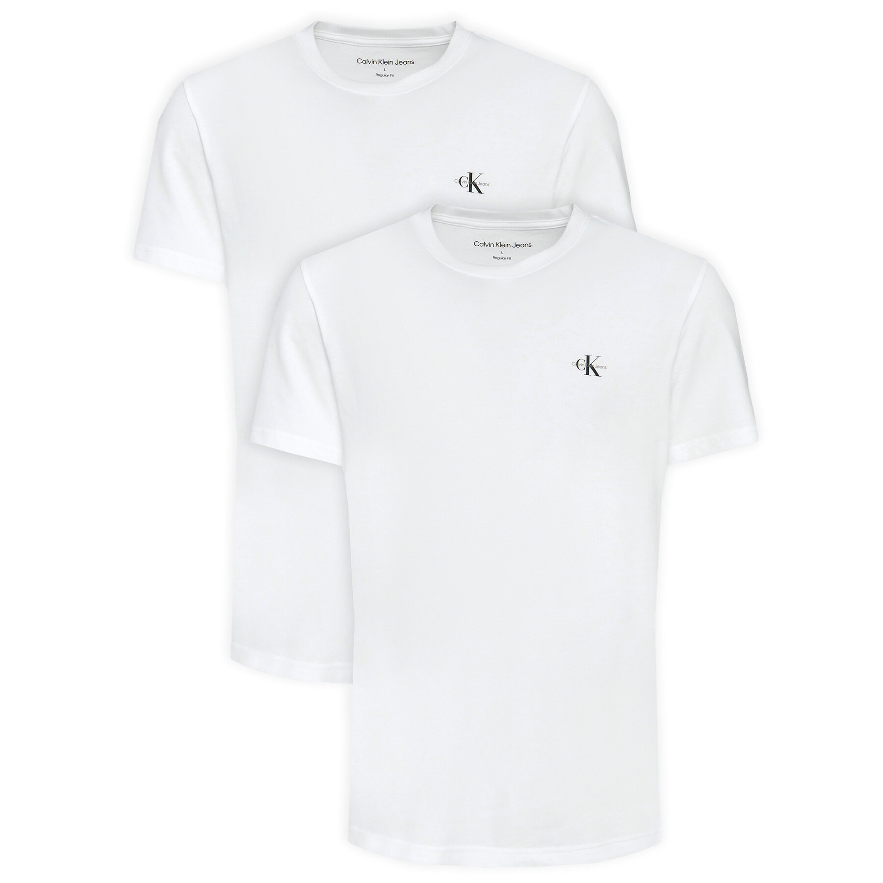 Calvin Klein Jeans Σετ t-shirts Monologo J30J320199 Λευκό Regular Fit