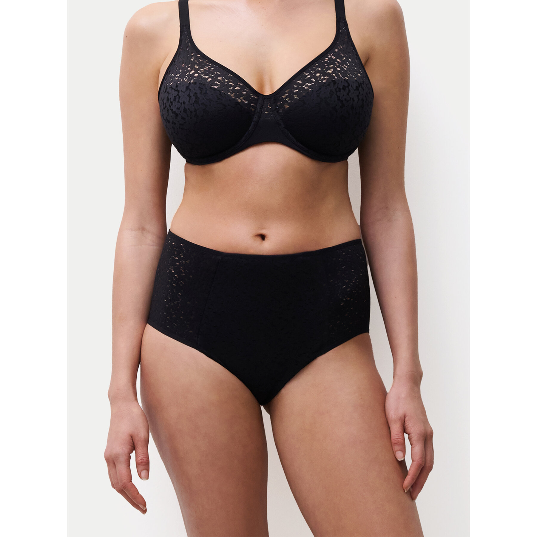 Chantelle Mutande classiche a vita alta Norah C13F30 Nero