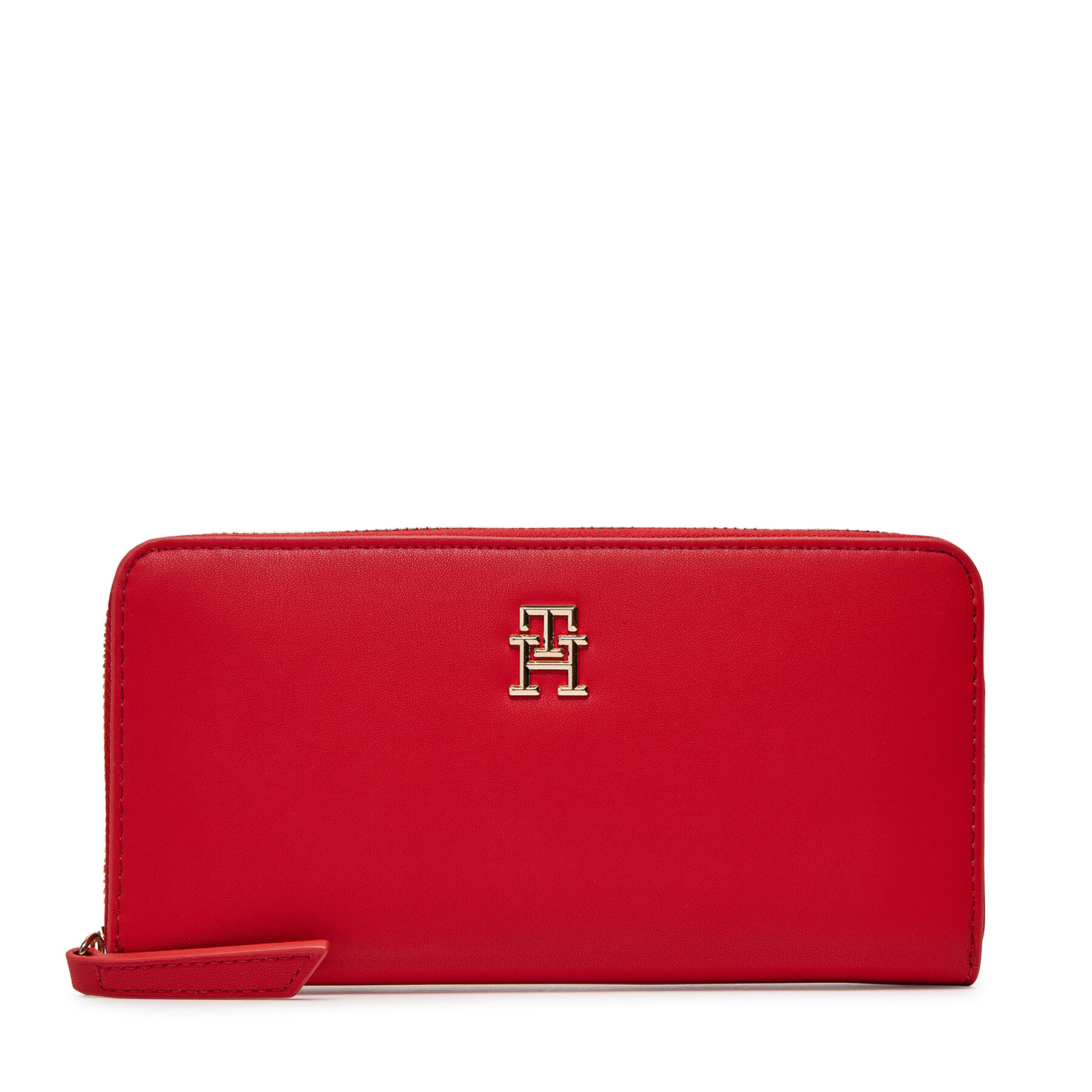 Nagy női pénztárca Tommy Hilfiger Th Logotape Lrg Za AW0AW17266 Piros