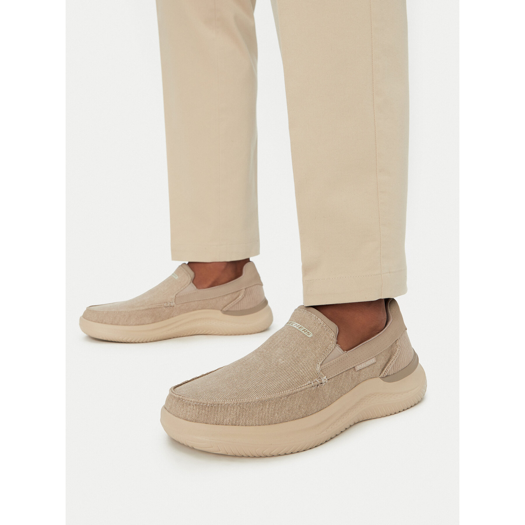 Nizki čevlji Skechers Relaxed Fit: Hasting - Fielden 205066/TPE Bež