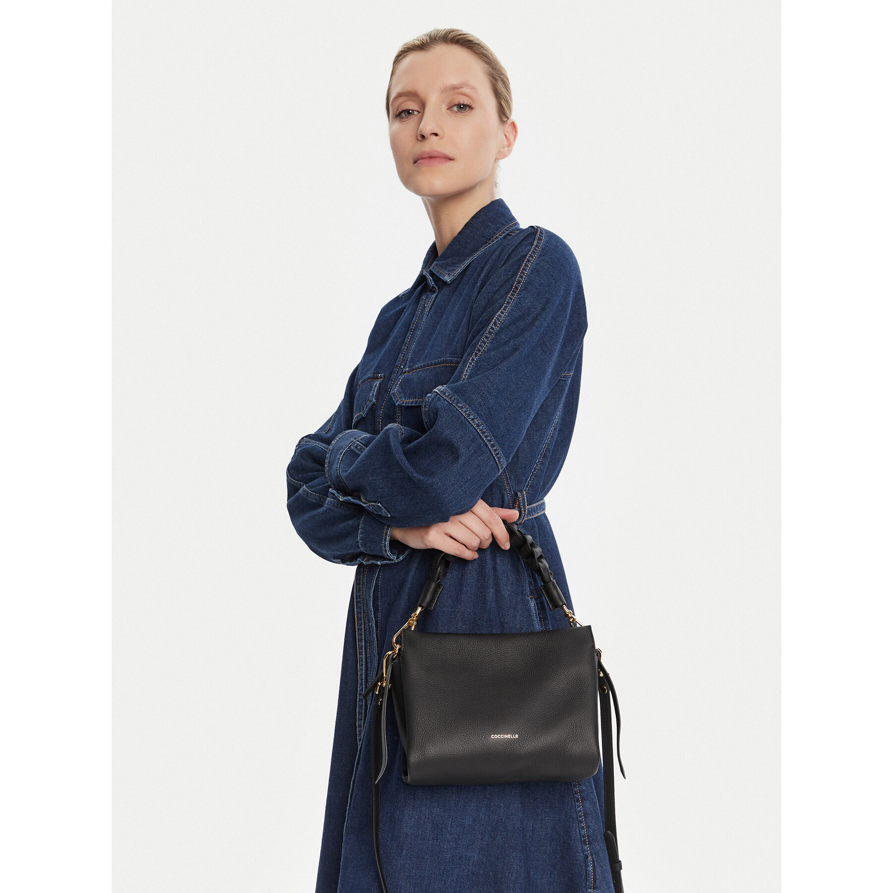 Дамска чанта Coccinelle M50 Boheme Grana Double E1 M50 58 01 01 Черен