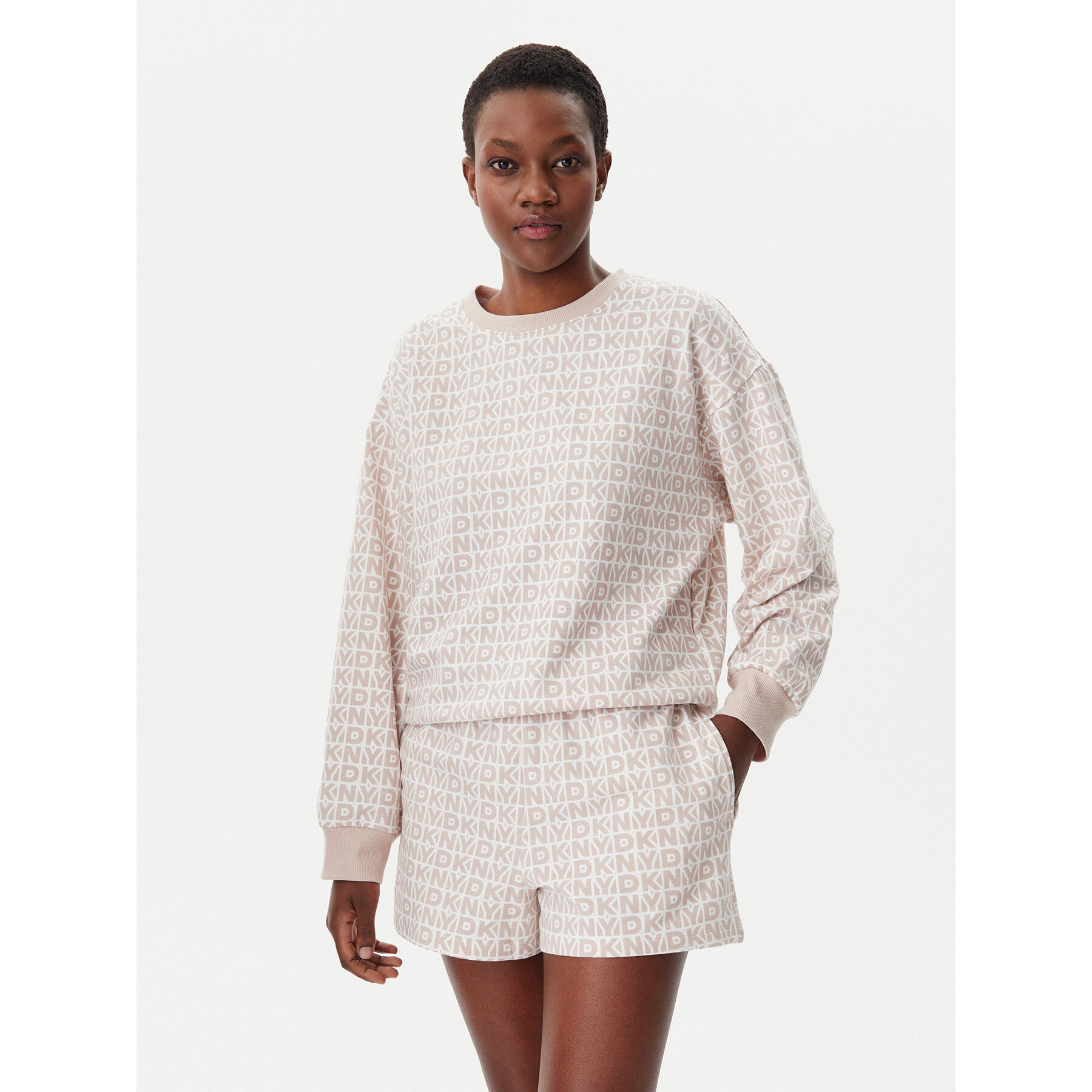 DKNY Pyjama YI50040 Beige Regular Fit