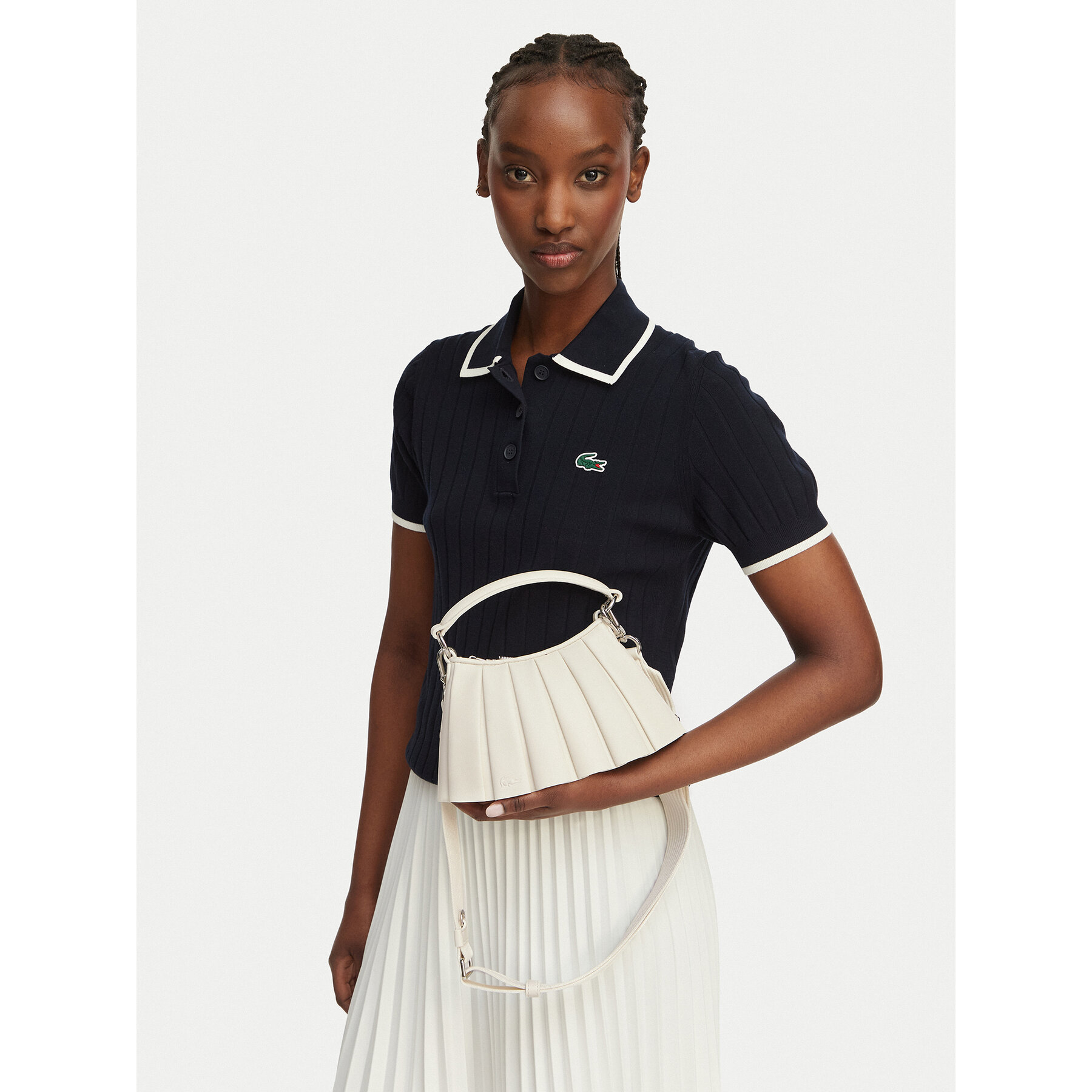 Táska Lacoste NU5219DP Krém