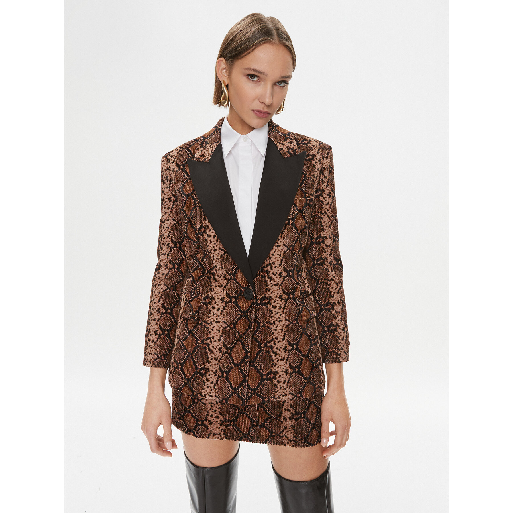 Pinko Sakko Ginger 102481 A1EK Braun Regular Fit