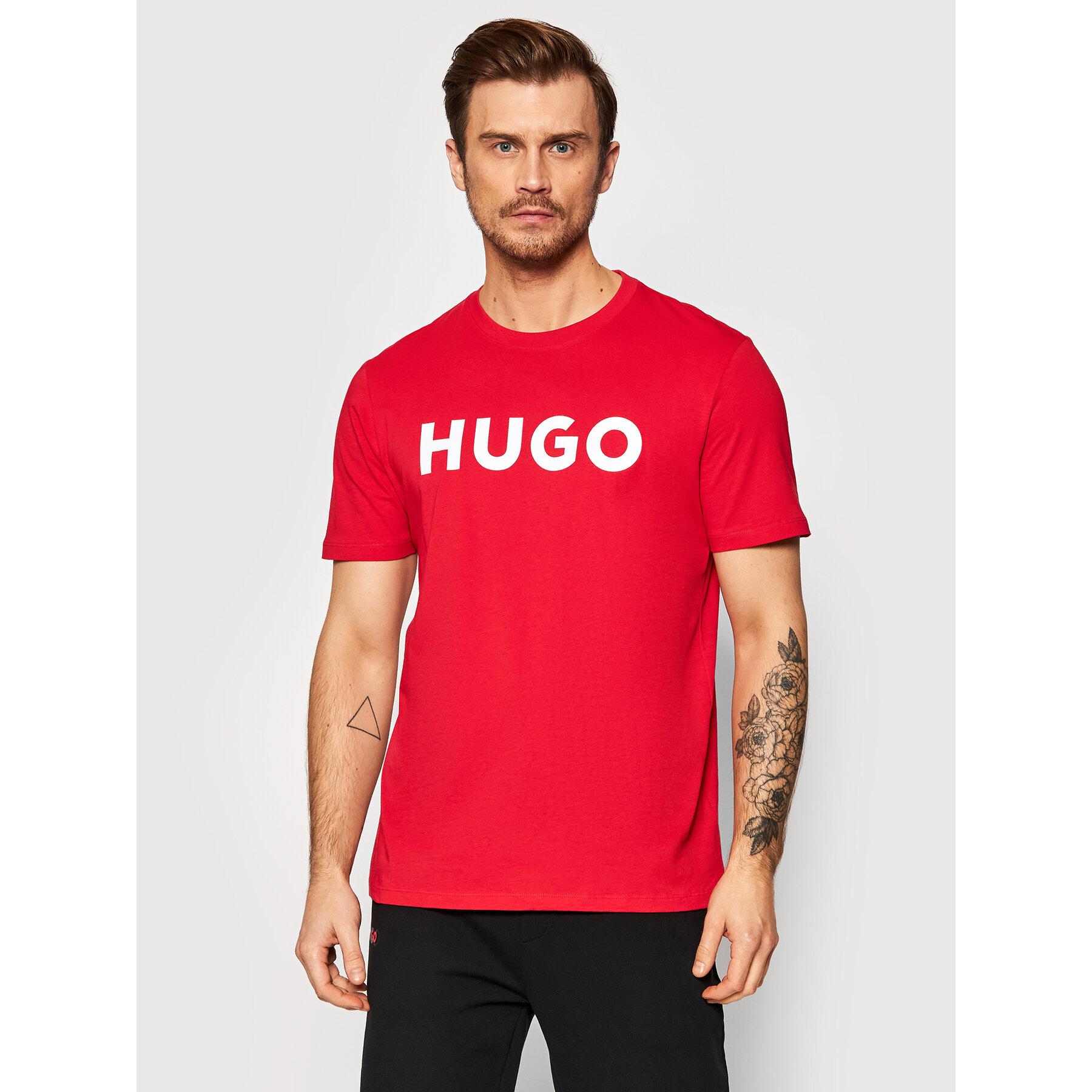 Hugo Póló Dulivio 50467556 Piros Regular Fit